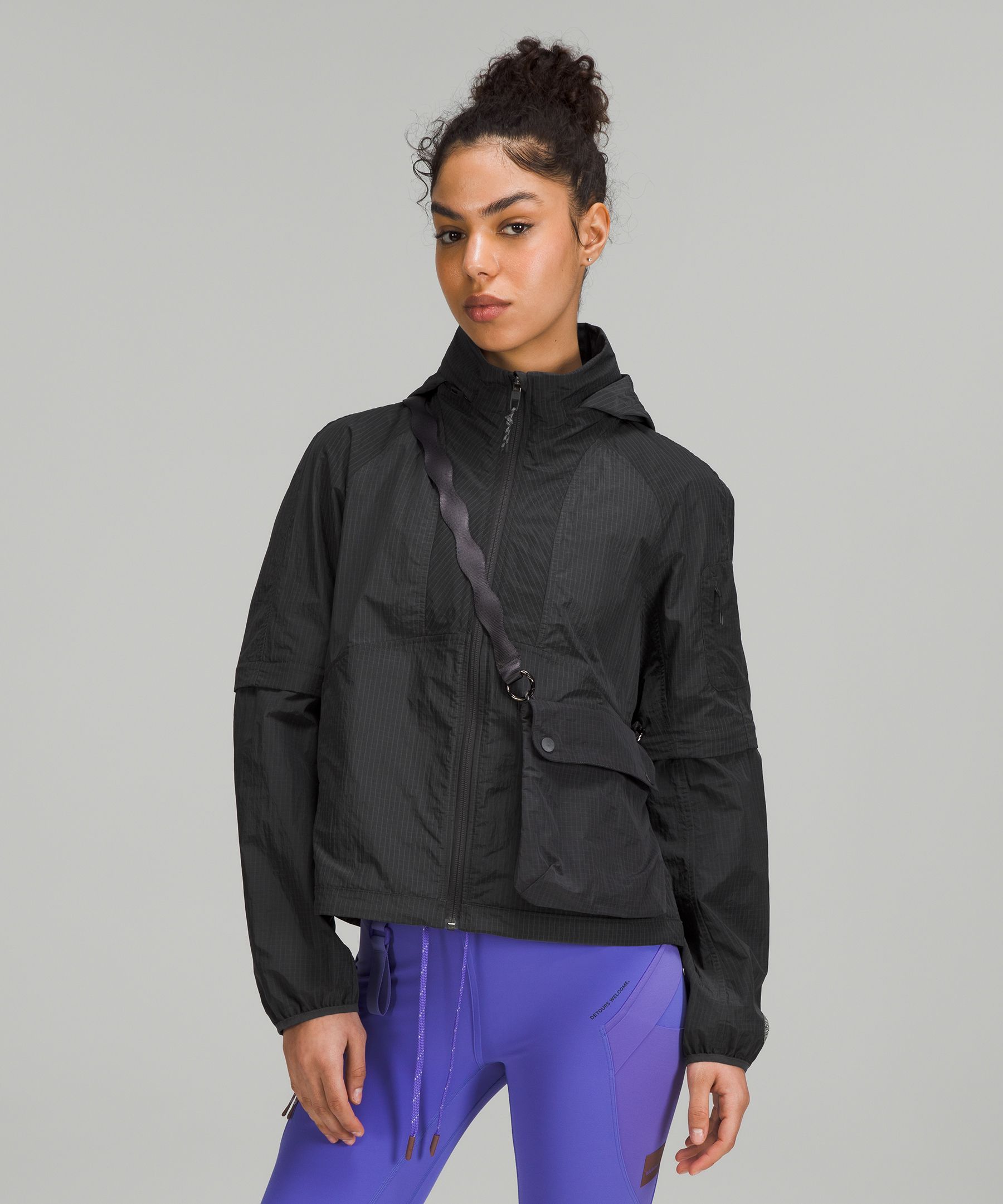 Shop Lululemon Convertible Ripstop Hiking Jacket