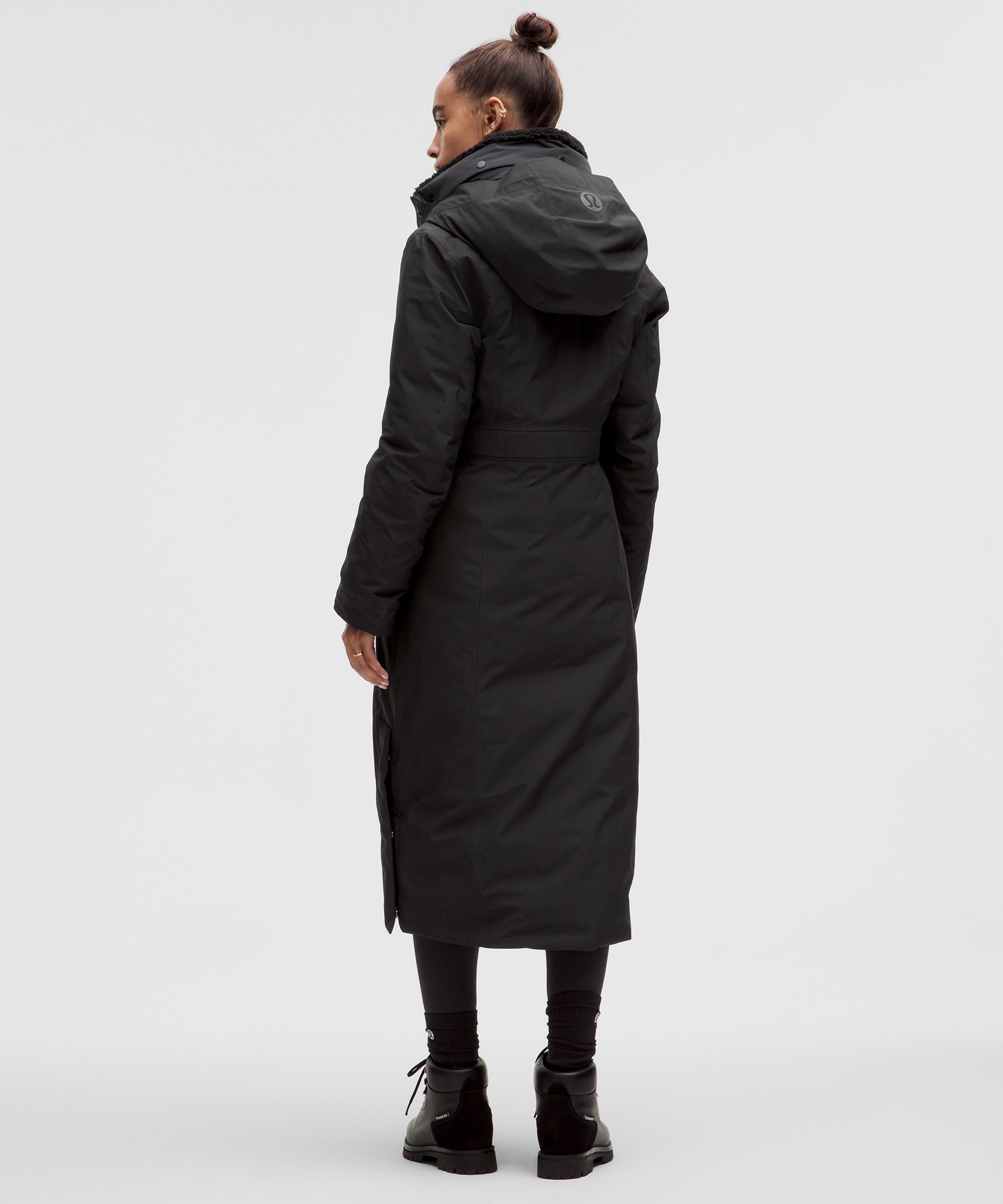 Parka larga Snow Warrior con relleno de plumas de 600 cuins