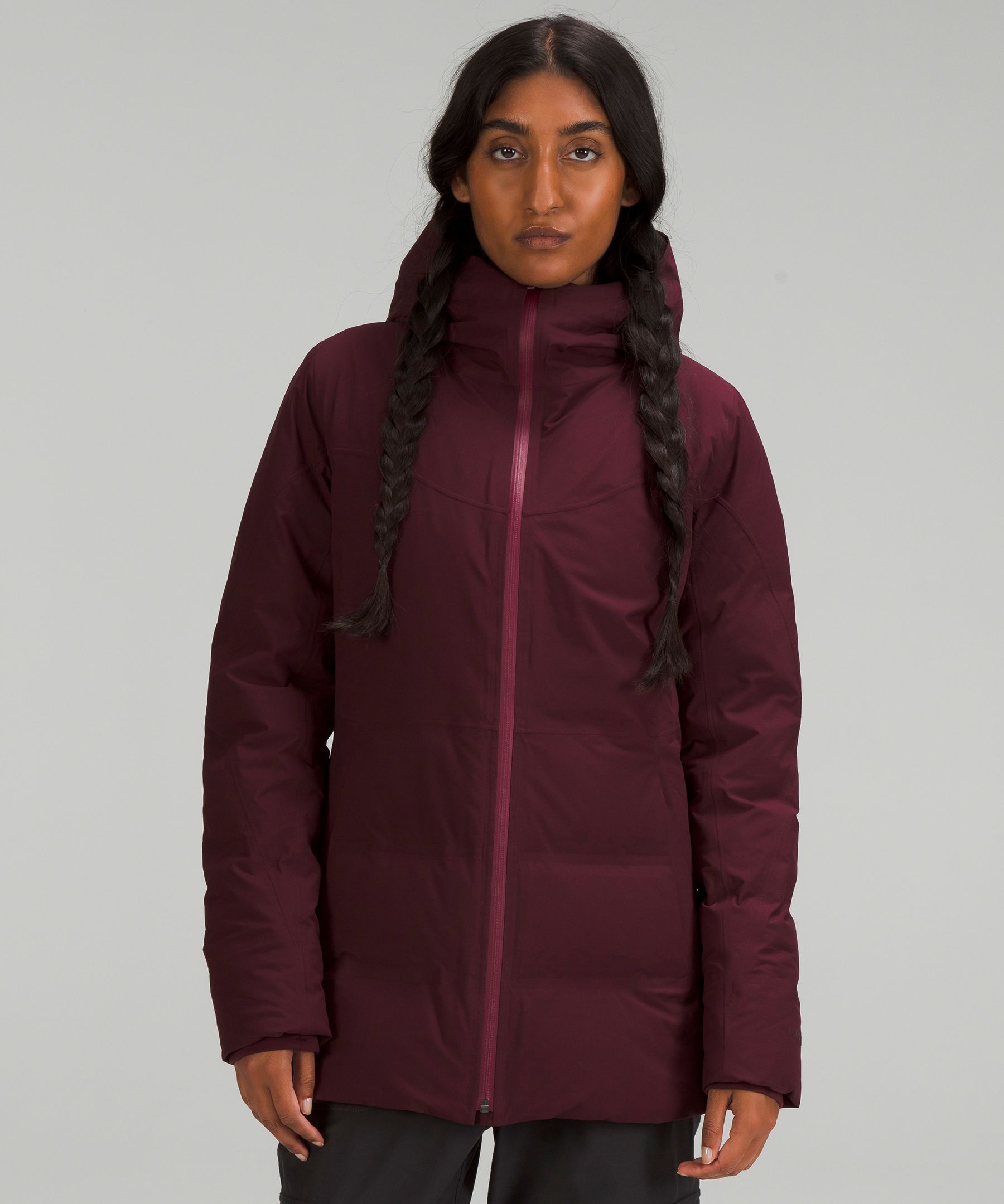 Puffer Lululemon Burgundy size 12 UK in Polyester - 40912487