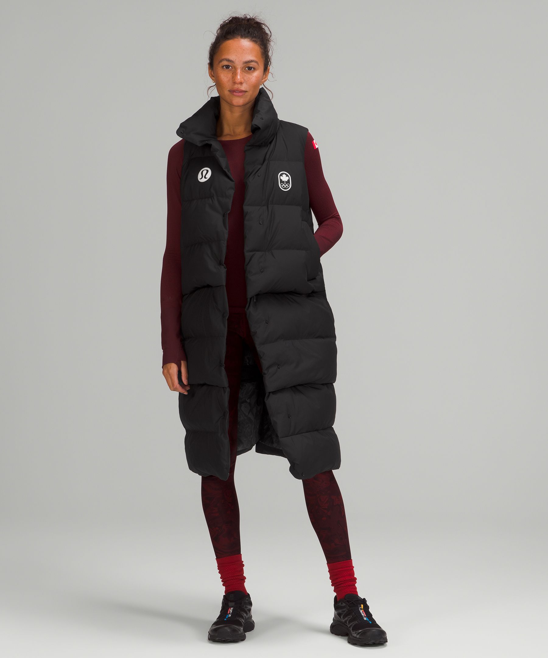 Lululemon Team Canada 22 Transformable Parka Vest *COC Logo. 1