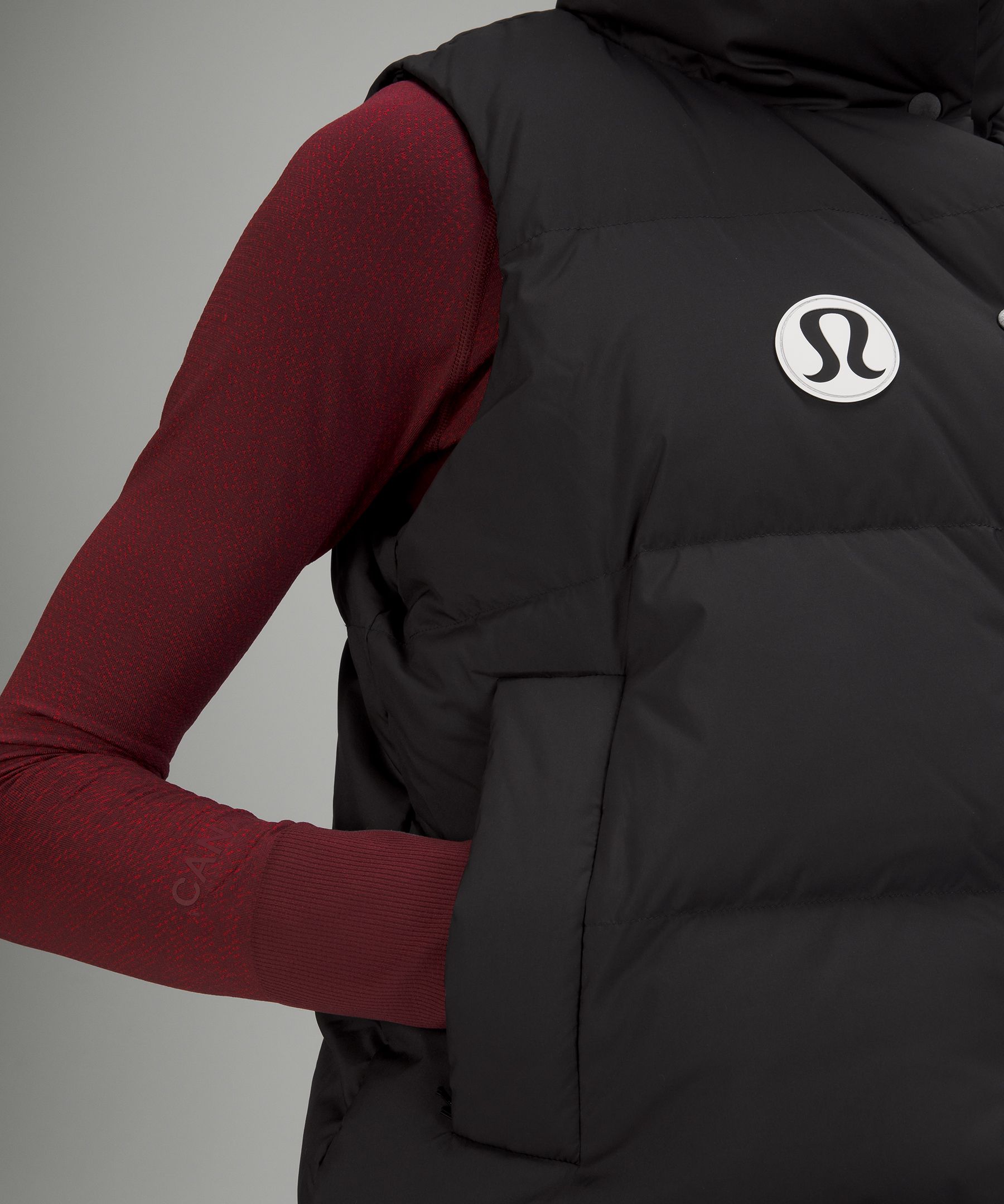 Lululemon Team Canada 22 Transformable Parka Vest *COC Logo. 10