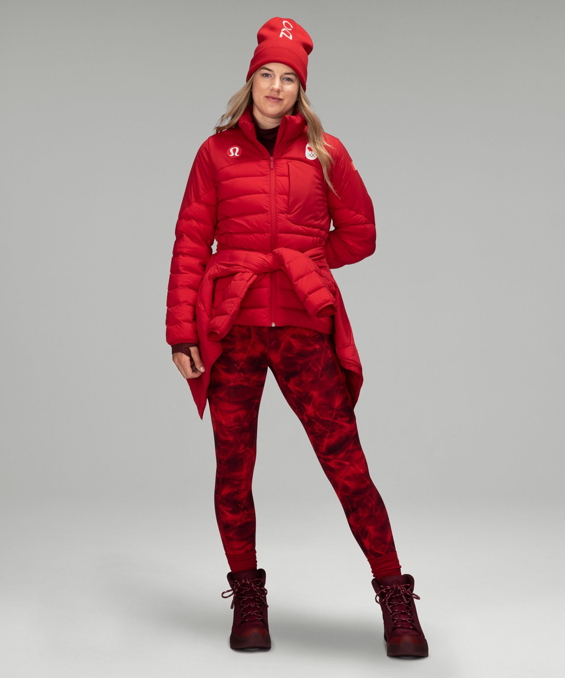 Lululemon Team Canada Women's Navigation Stretch Down Jacket *COC Logo. 3