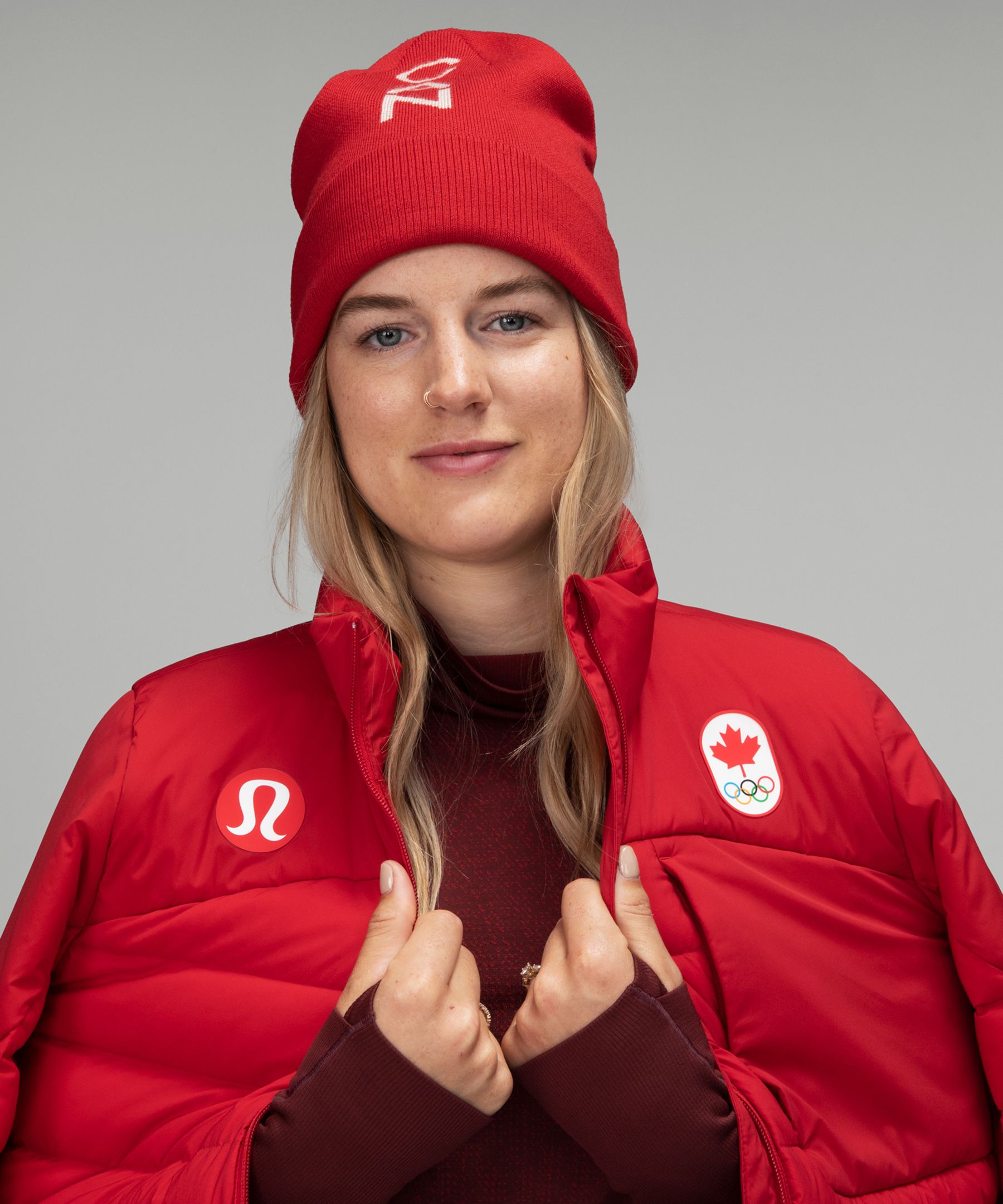 Lululemon Team Canada Women's Navigation Stretch Down Jacket *COC Logo. 2