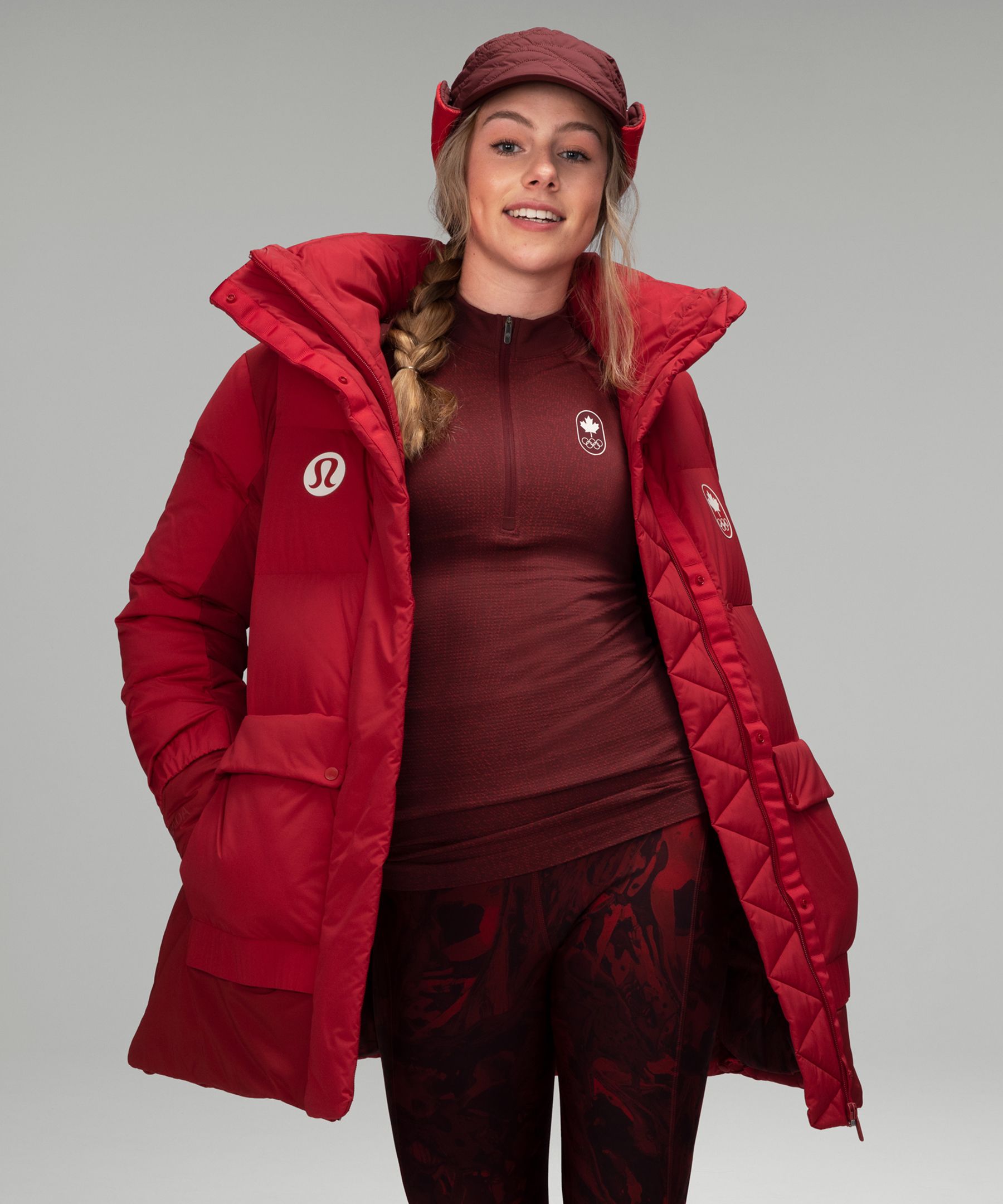 Team Canada 22 Women's Down Jacket *COC Logo