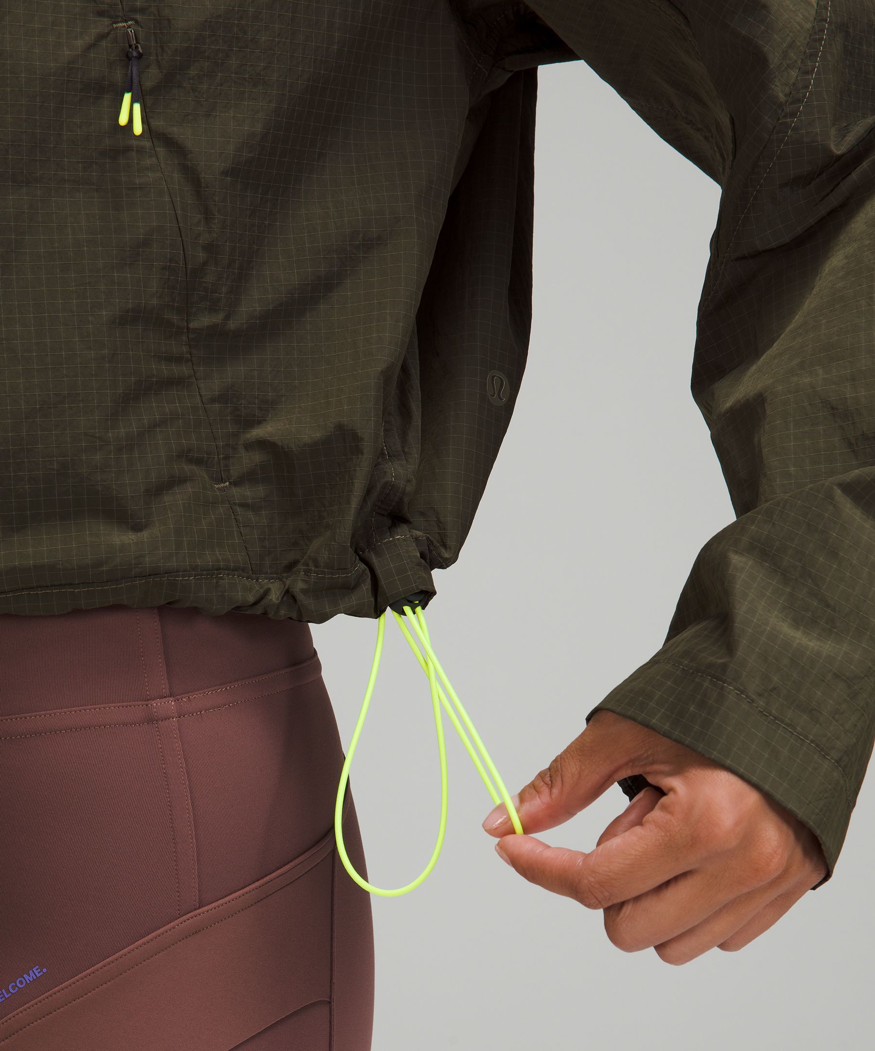 Cinch-Back Half-Zip Hiking Pullover