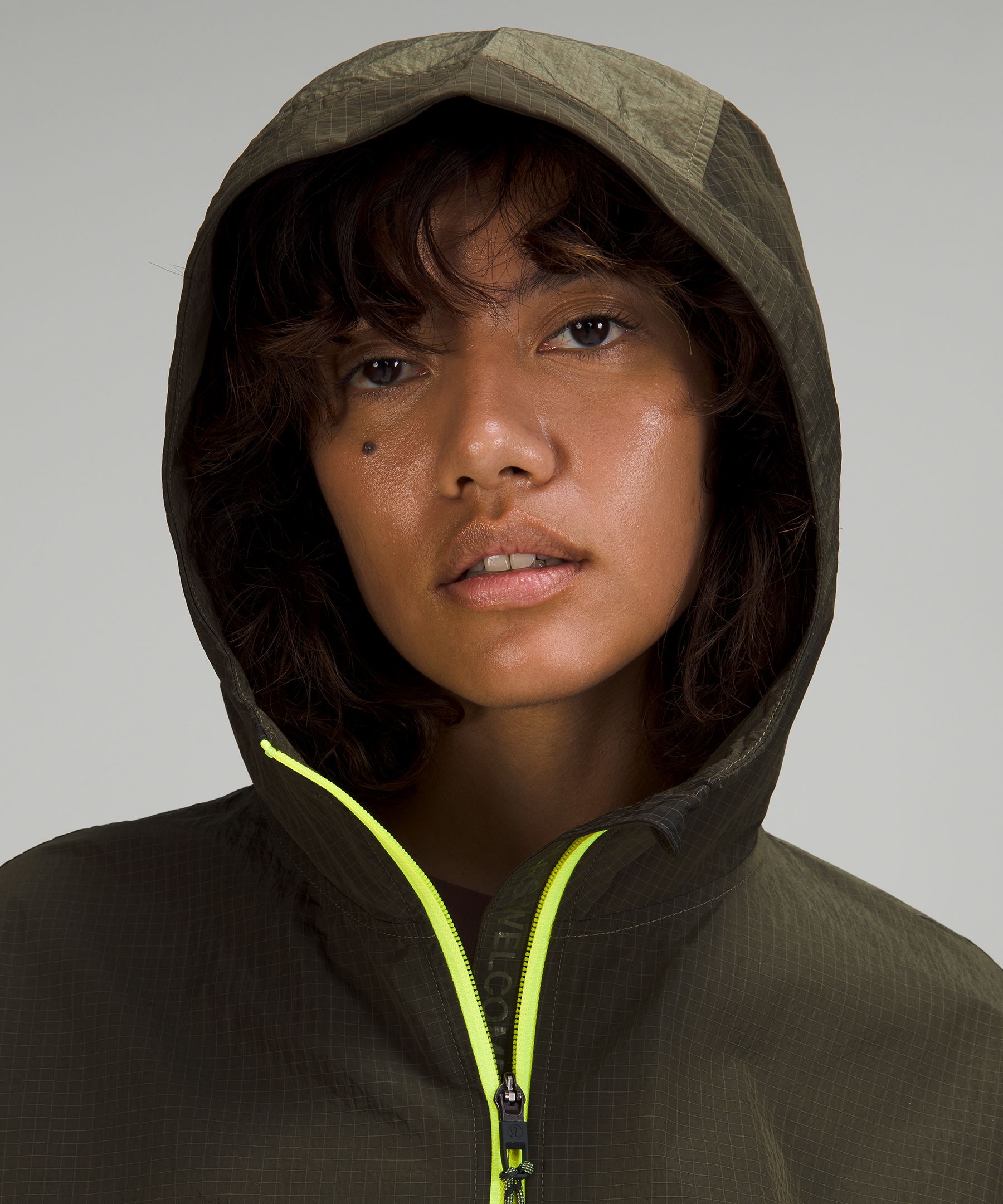 Cinch-Back Half-Zip Hiking Pullover