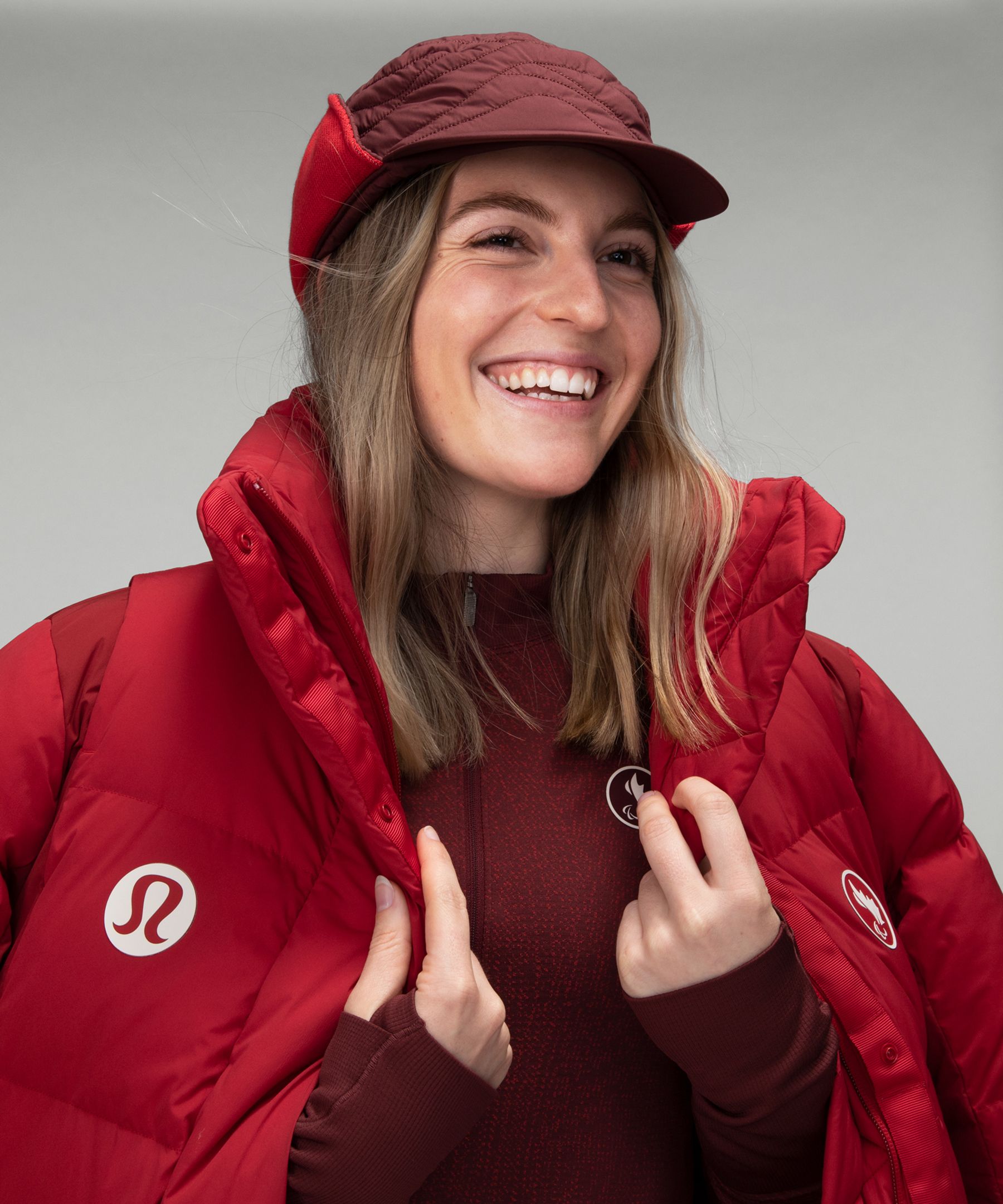 Lululemon Team Canada 22 Women's Down Jacket CPC Logo. 3