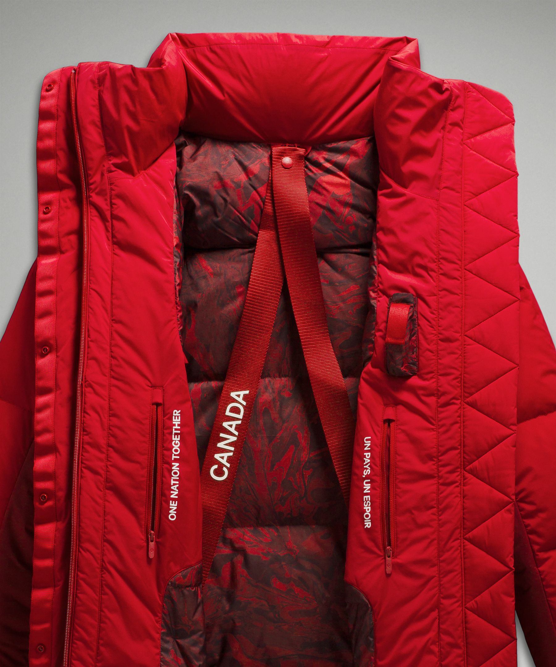 Lululemon Team Canada 22 Women's Down Jacket CPC Logo. 7