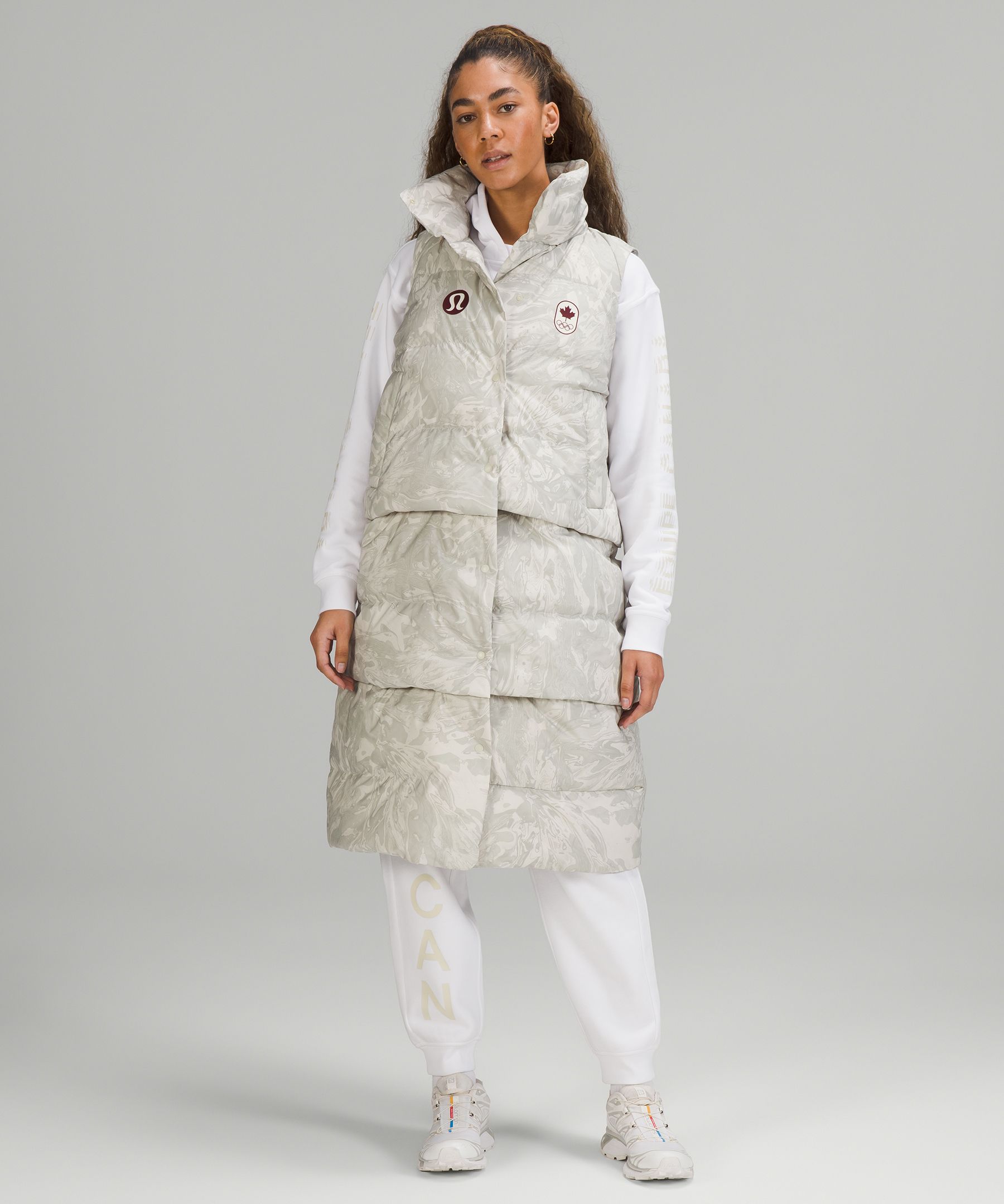 Lululemon Team Canada 22 Women's Transformable Parka Vest *COC Logo