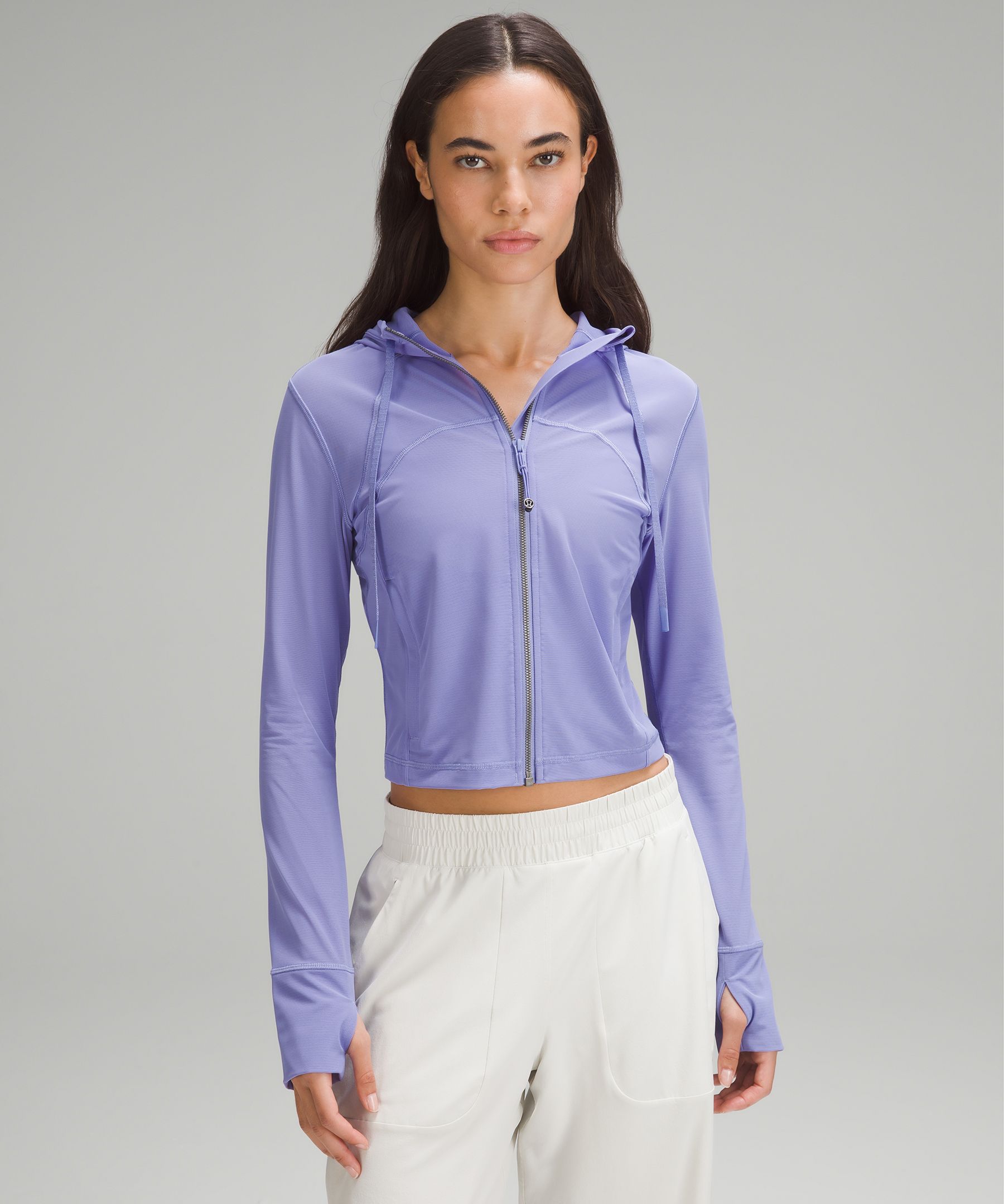 Lululemon Define Cropped Jacket *Nulu - Bone - lulu fanatics