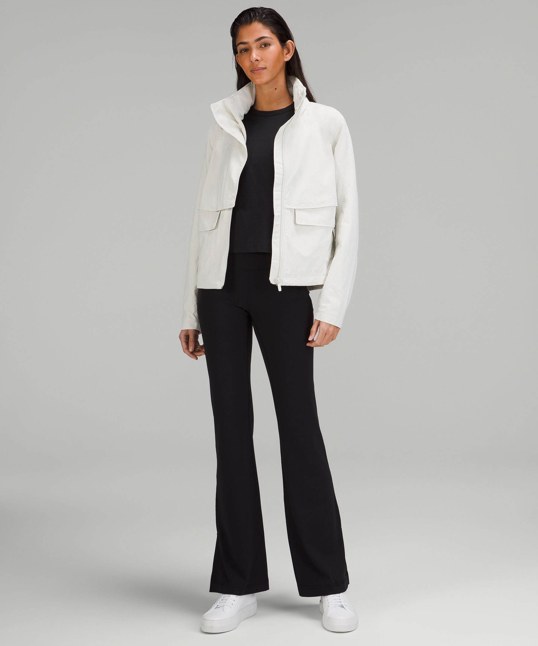 Lululemon Lightweight Cinch-Waist Jacket - Bone - lulu fanatics