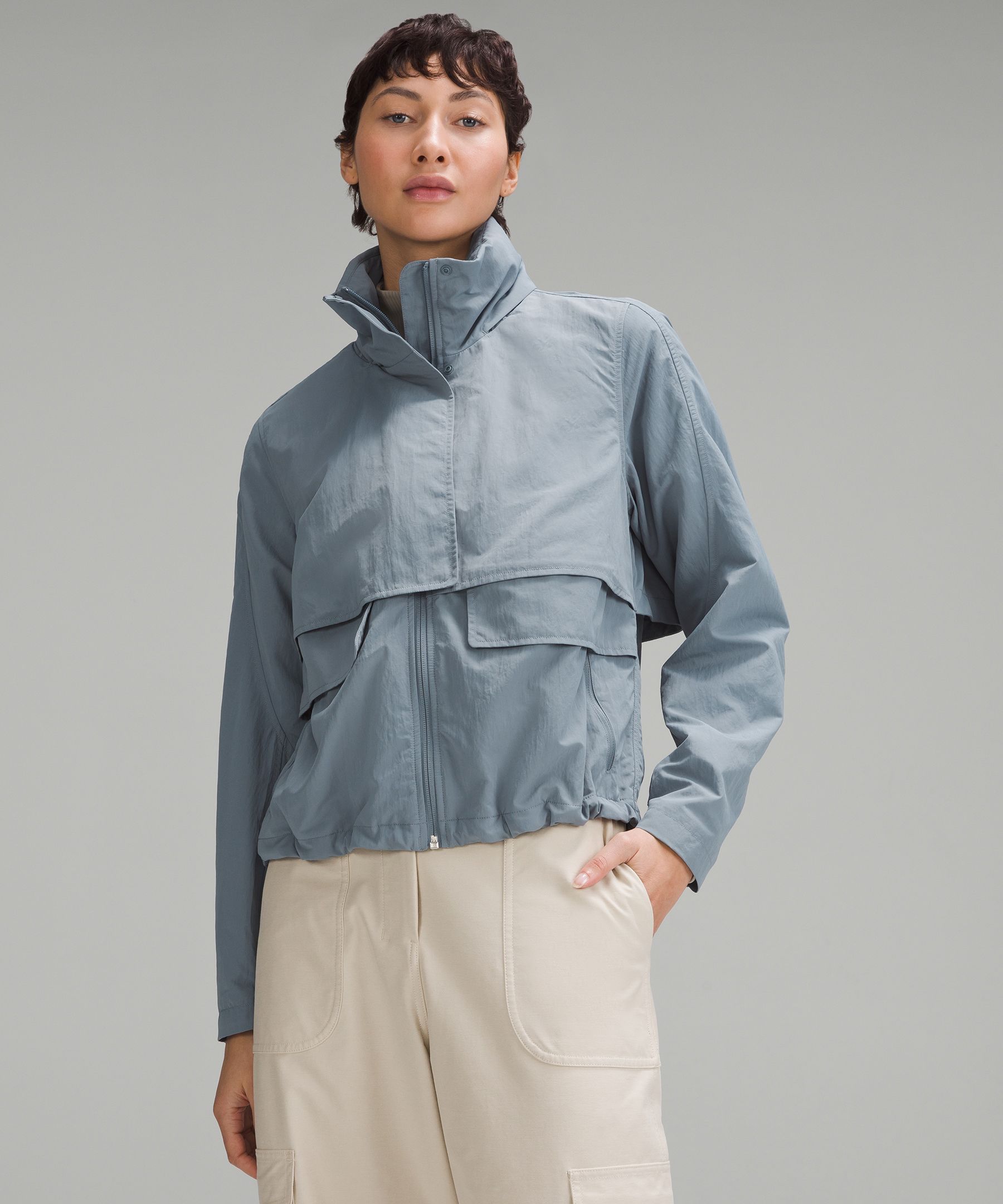 Jacket Lululemon Grey size 6 US in Cotton - 40204106