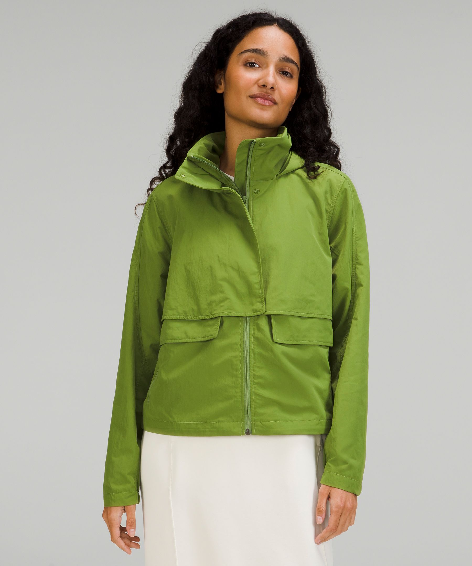 Lululemon green jacket hotsell