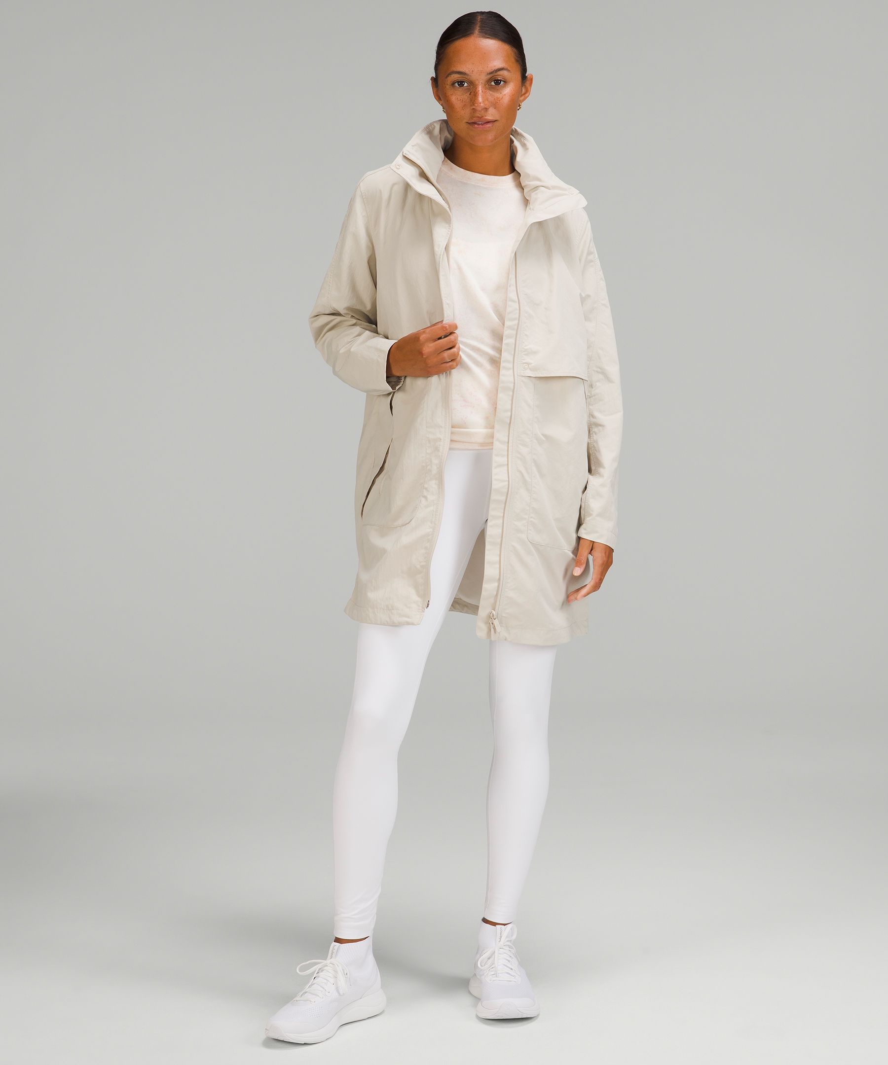 Lululemon Always Effortless Long Jacket In Natural Ivory | ModeSens