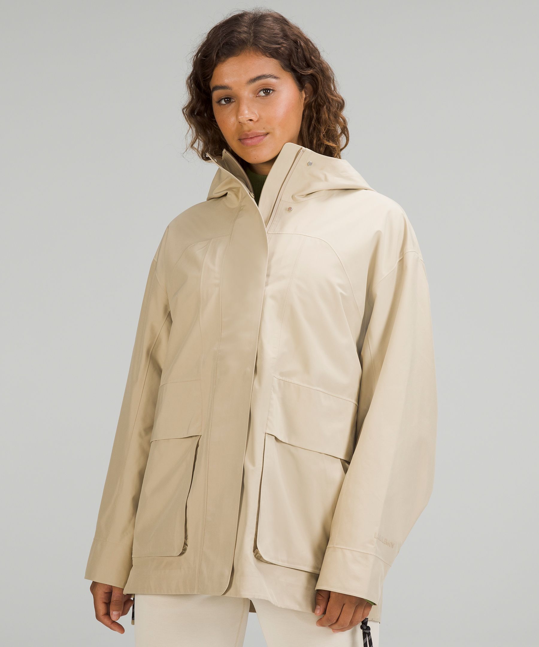 Oversized raincoat cheap with hood