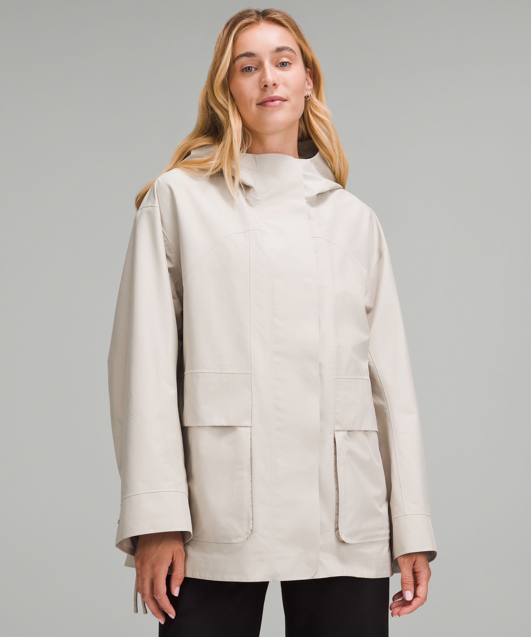 Lululemon white rain jacket best sale