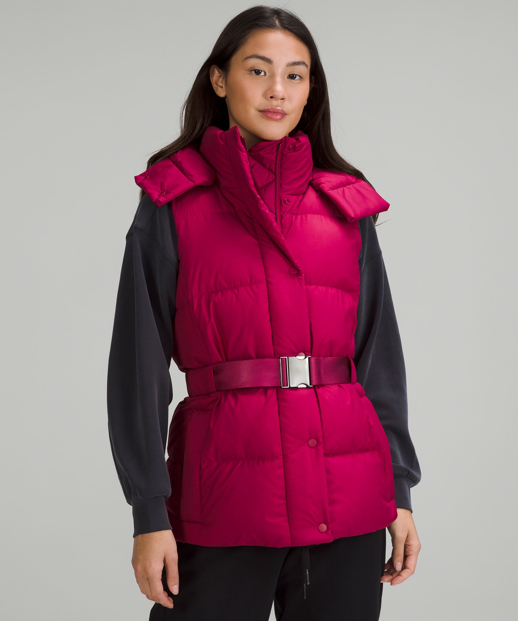 Wunder Puff Belted Waist 600-Down-Fill Vest