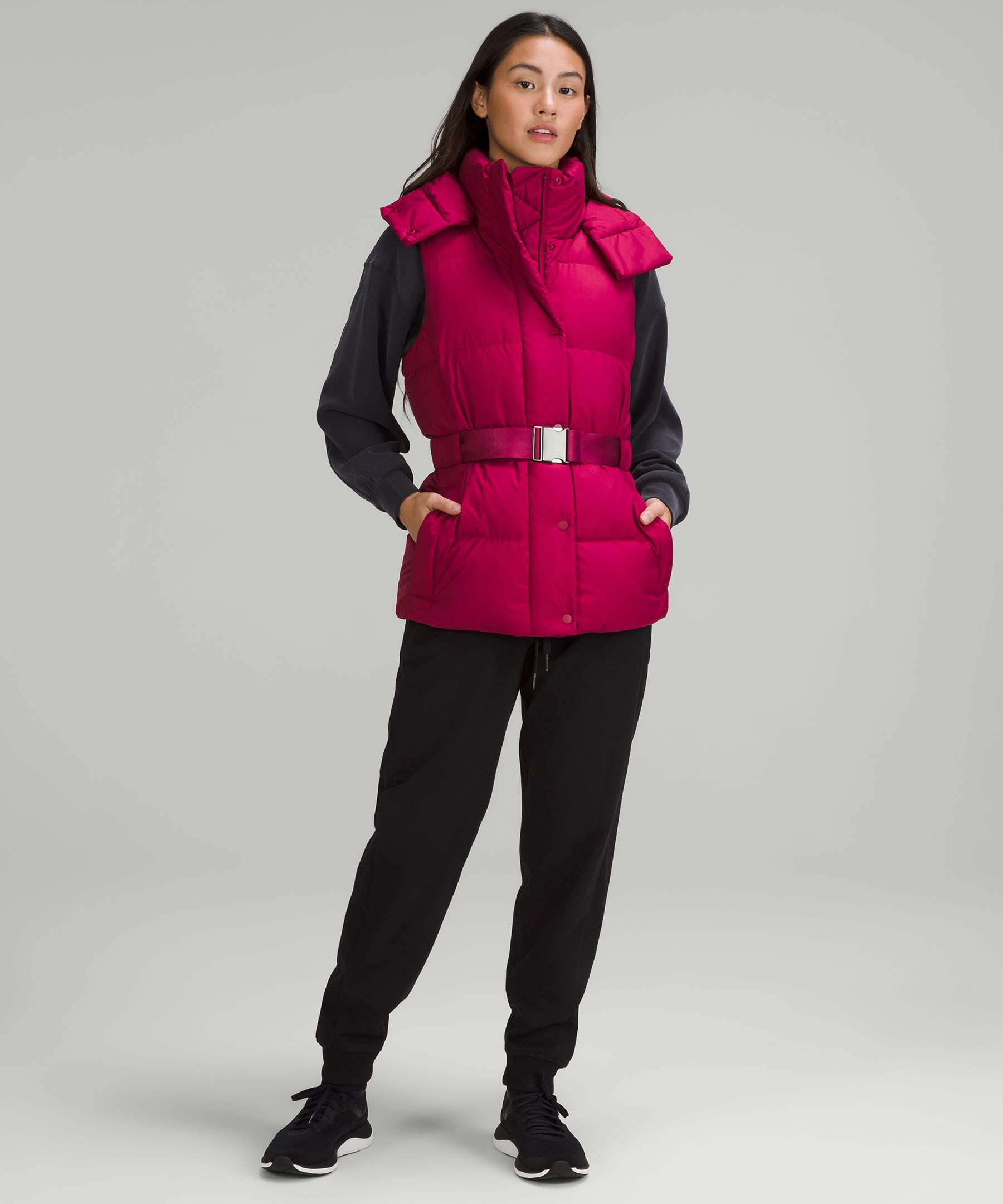 Wunder Puff Belted Waist 600-Down-Fill Vest