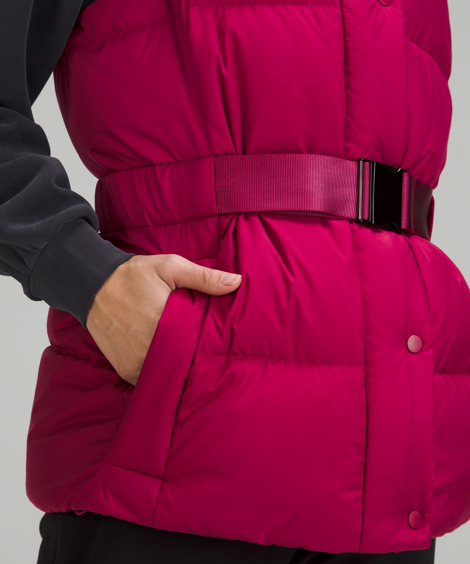 Wunder Puff Belted Waist 600-Down-Fill Vest