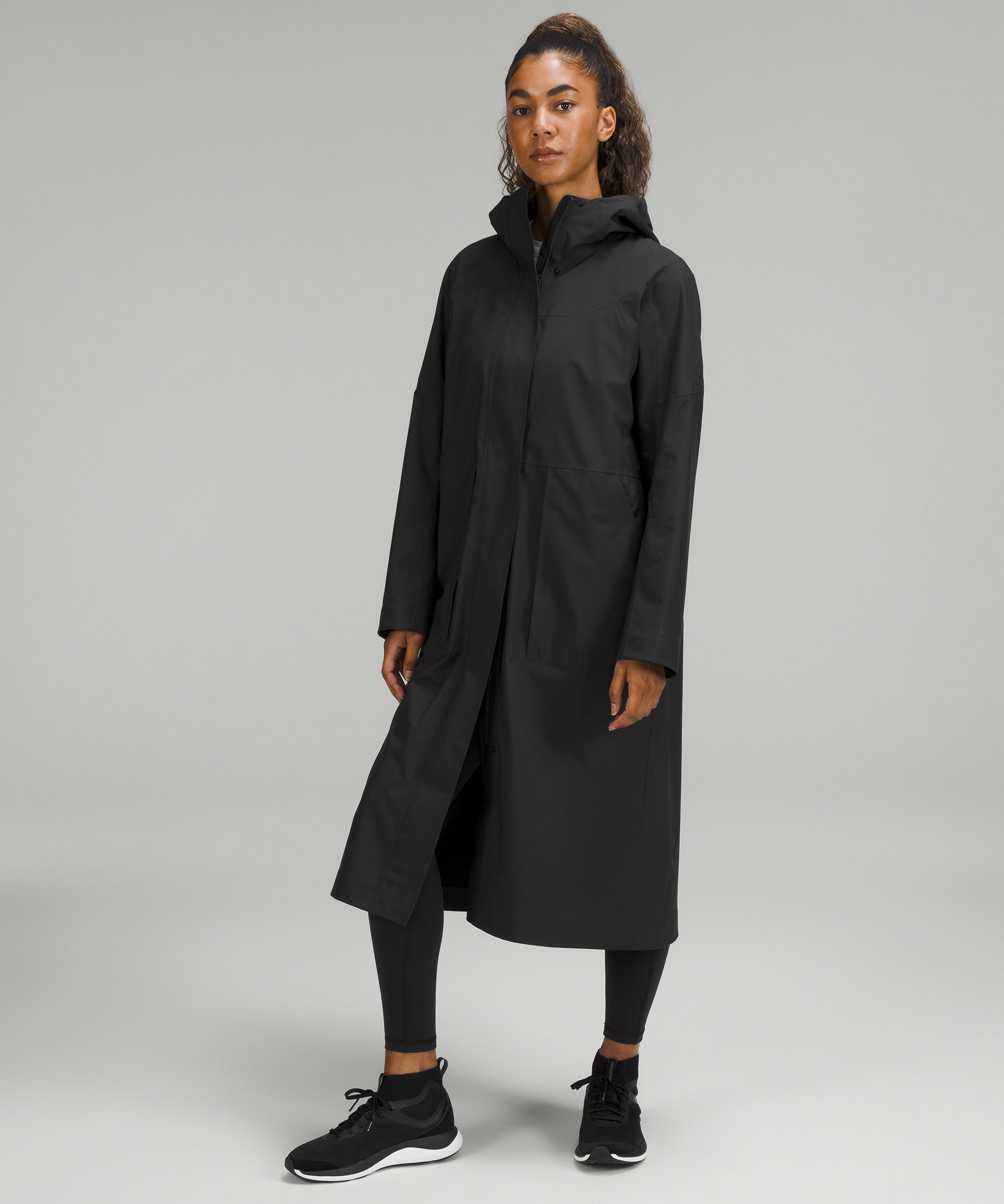 Full length store rain jacket