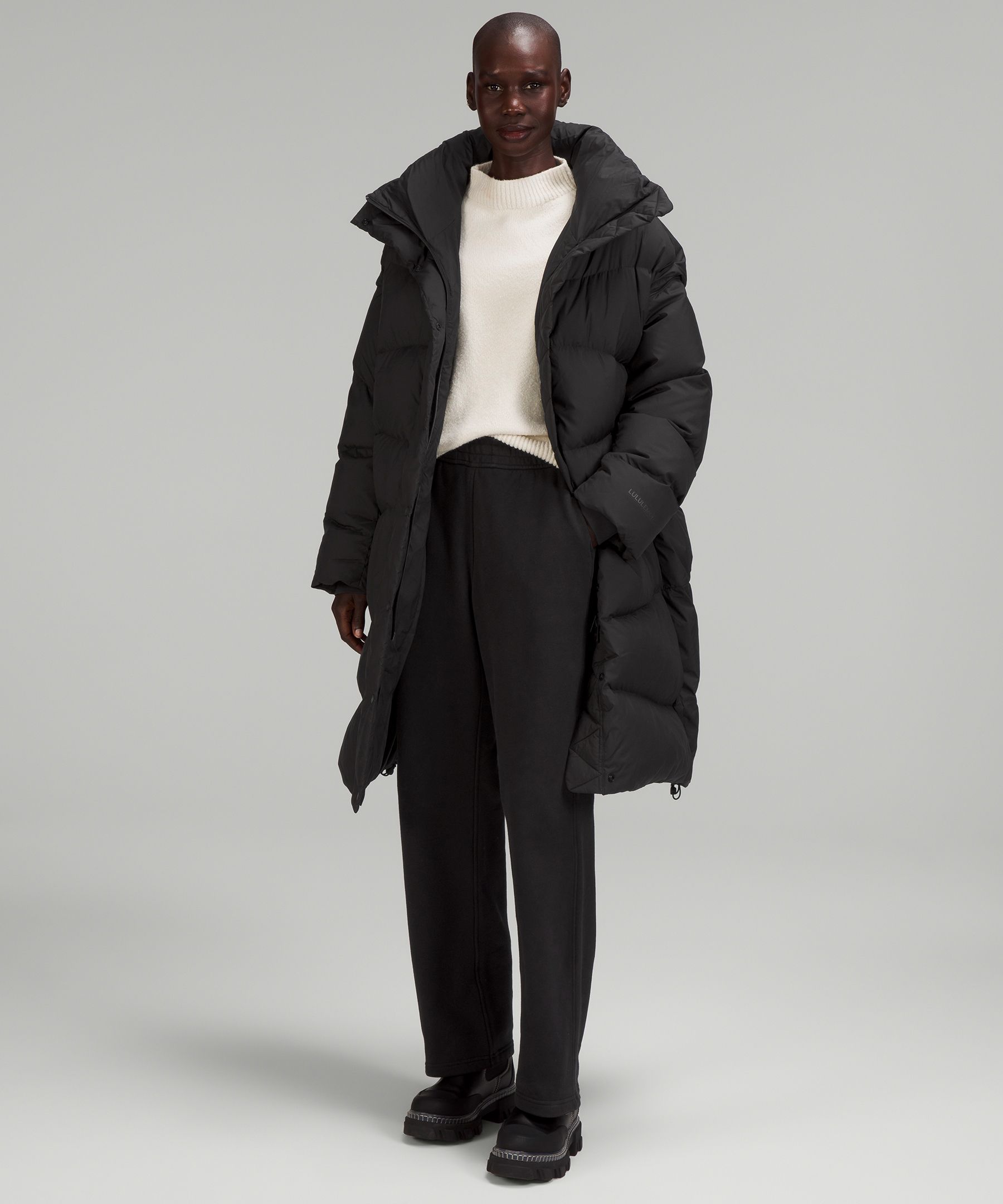 Lululemon long store down coat