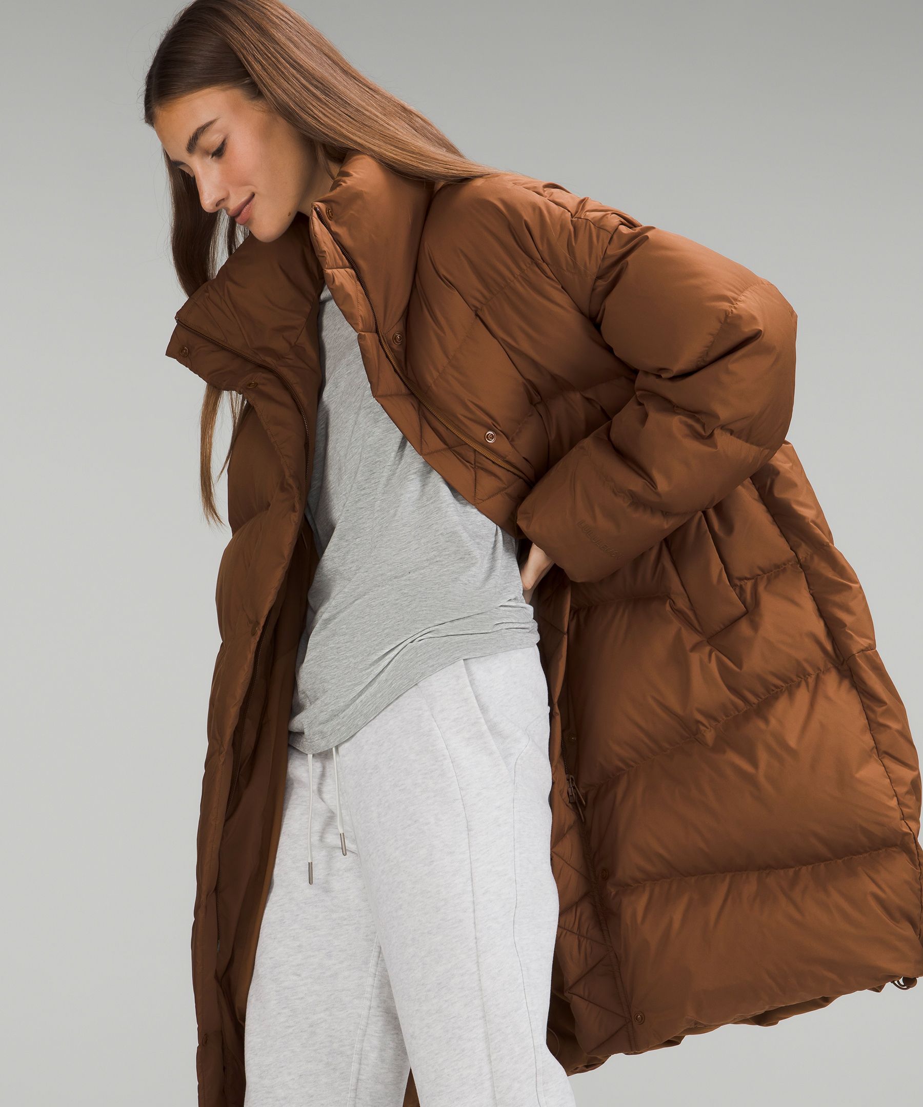 Long down coat on sale uk