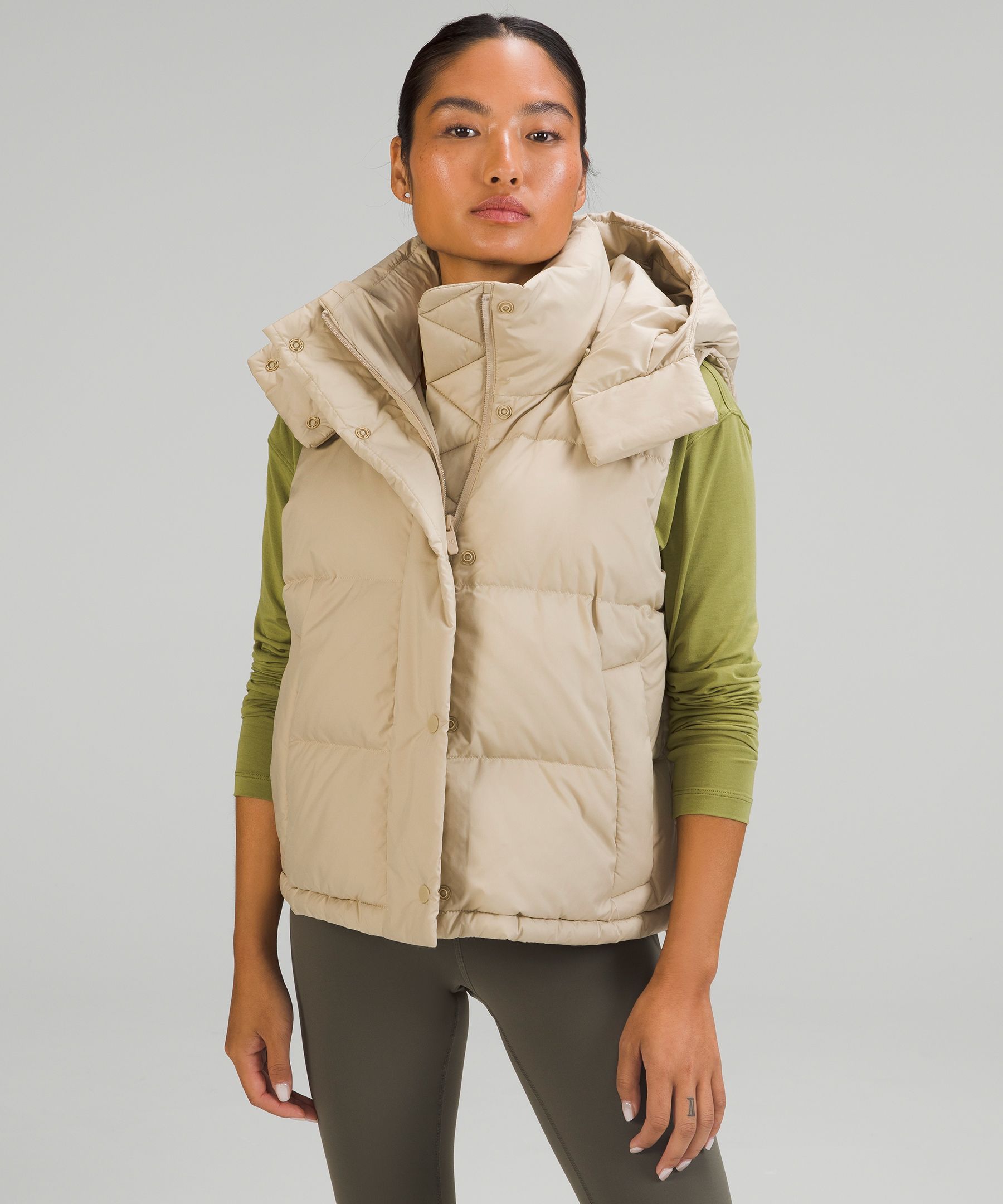 Wunder Puff Cropped Vest, Women's Coats & Jackets