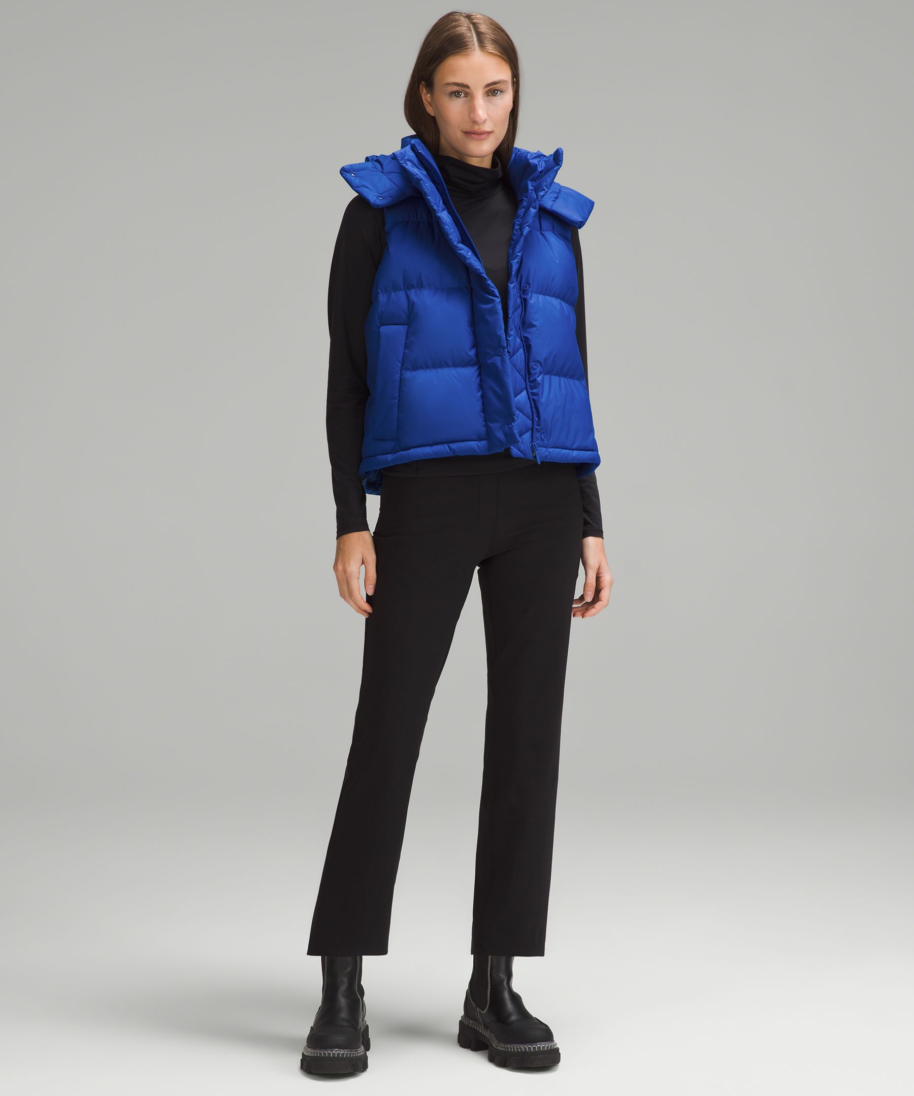 Wunder Puff Cropped Vest, Women's Coats & Jackets