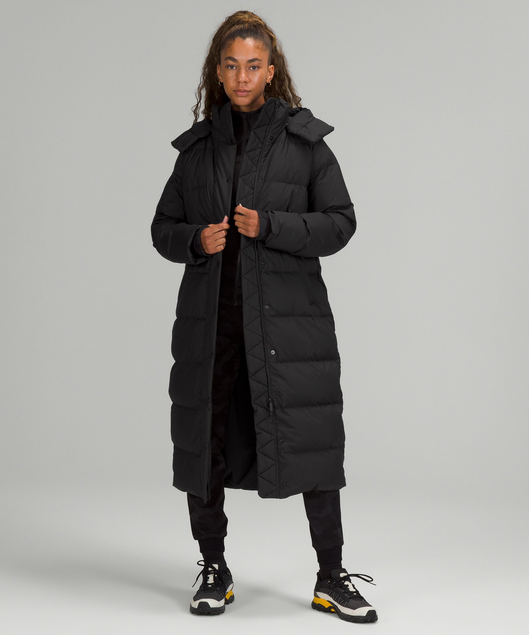 Puffy best sale long coat