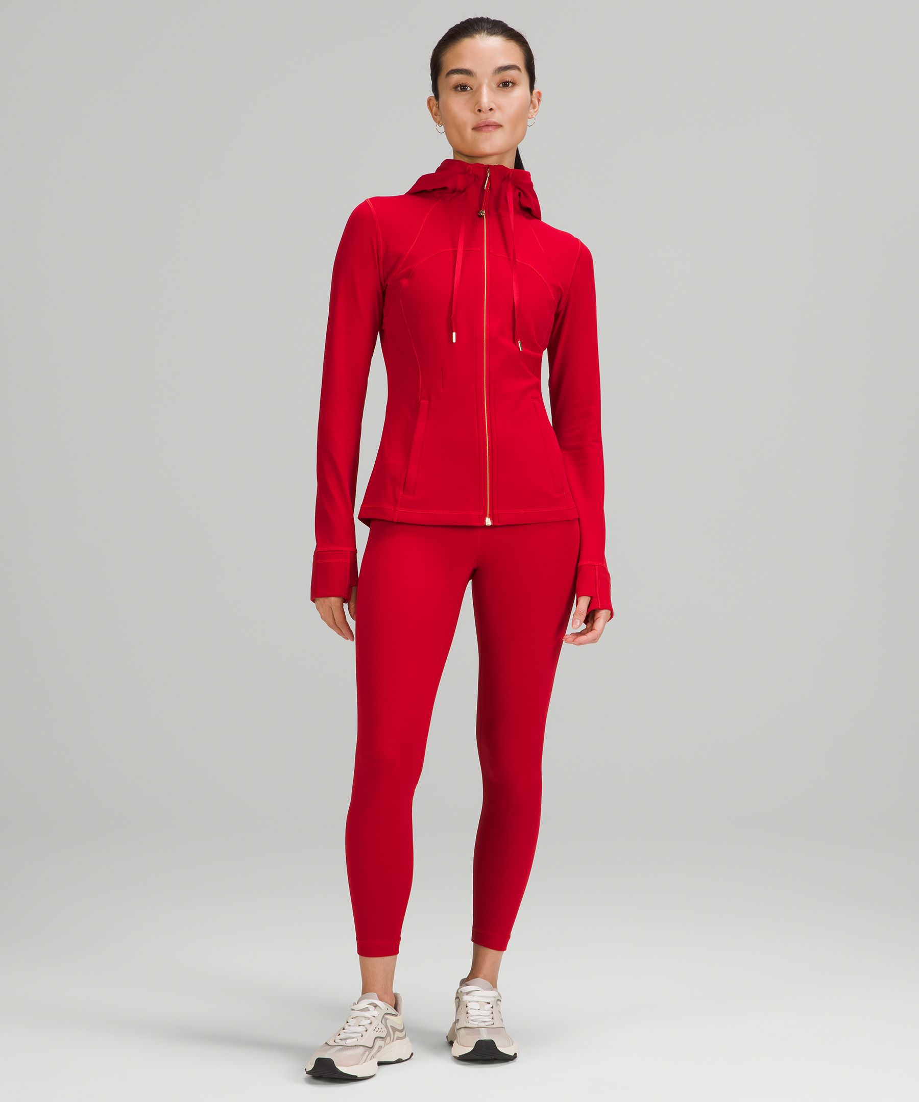 A Red Jacket: lululemon Lunar New Year Hooded Define Jacket Nulu