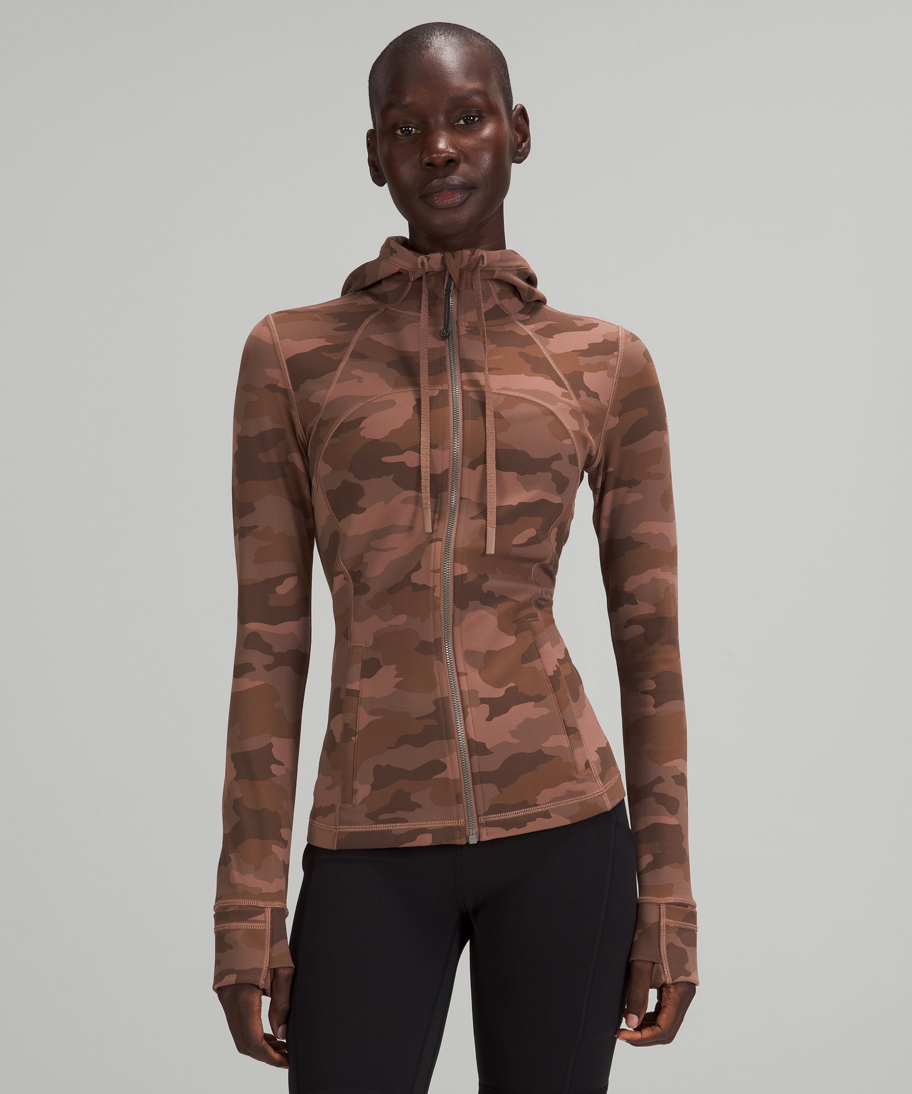 Lululemon Hooded Define Jacket Nulu In Heritage 365 Camo Roasted Brown