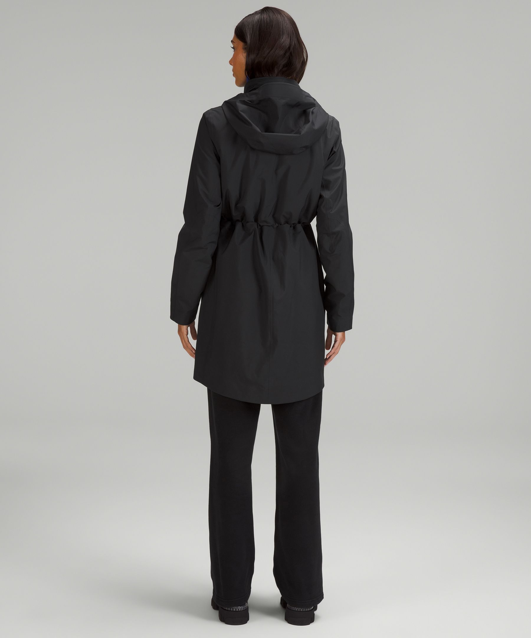 Lululemon black raincoat best sale