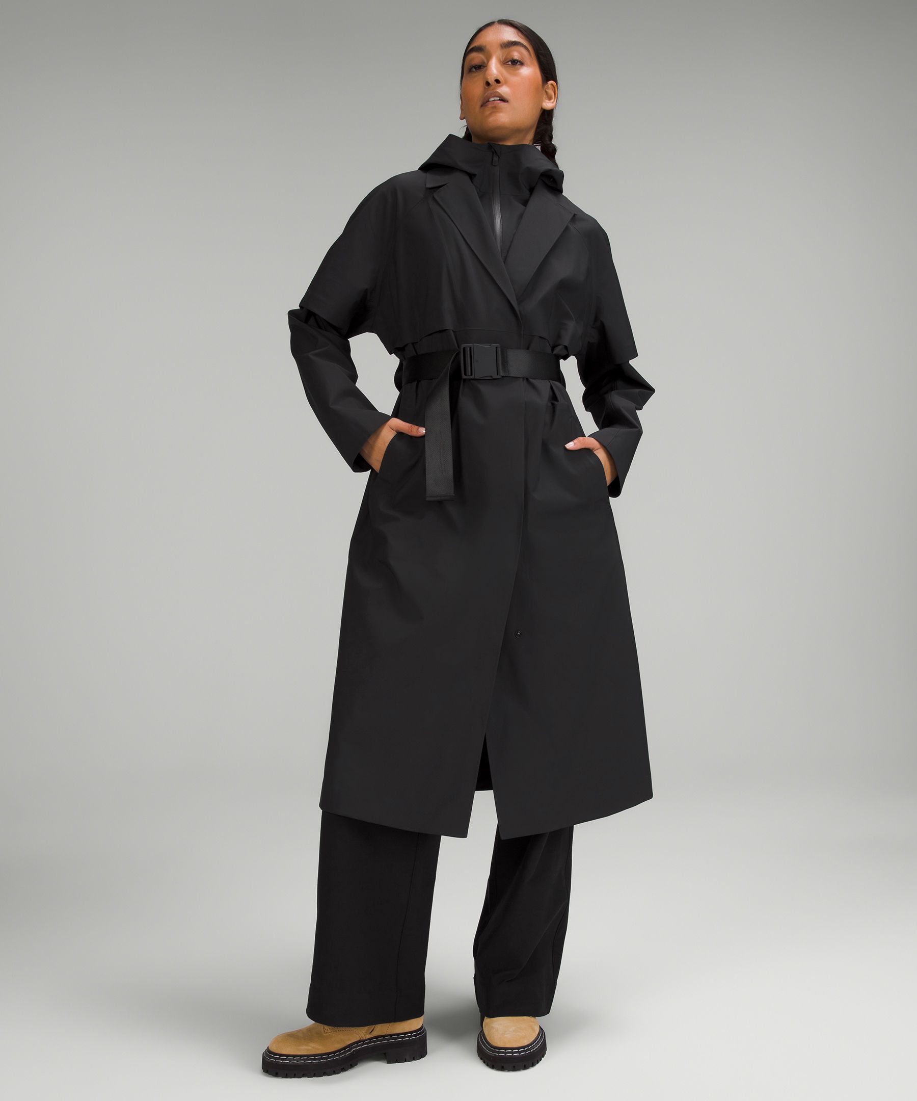 Belted raincoat hotsell