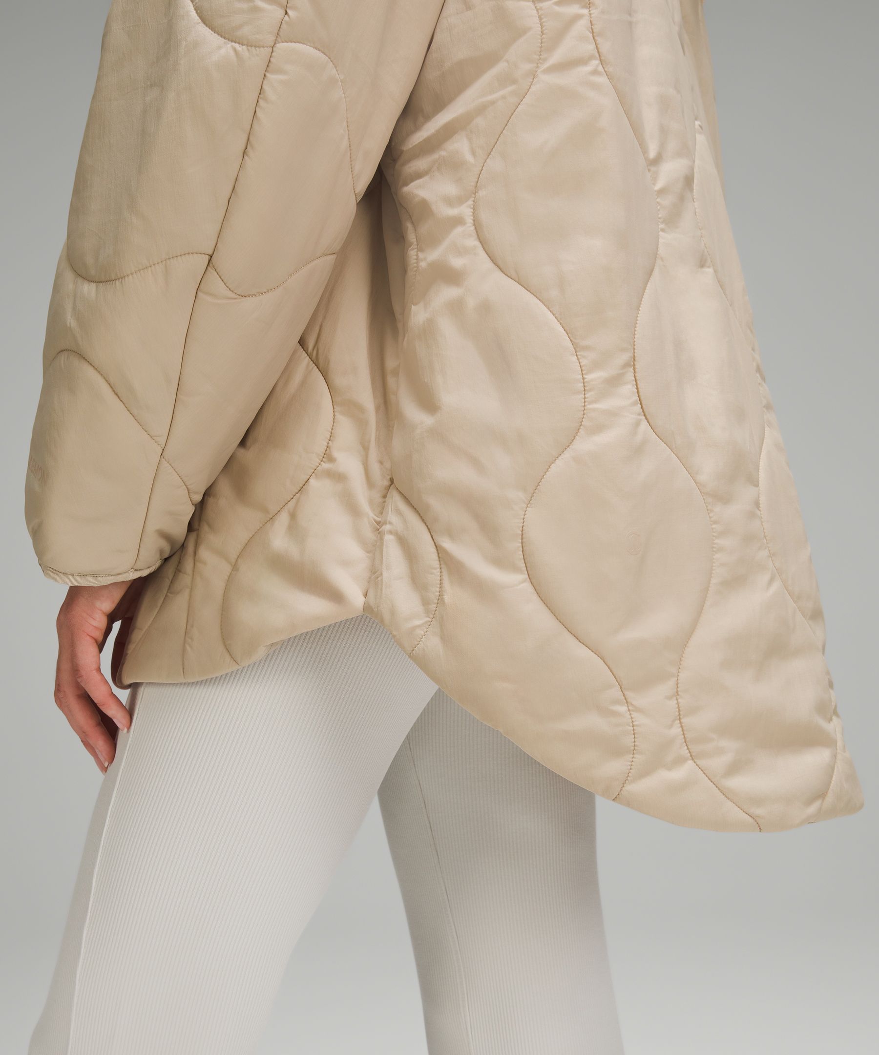 NWT Lululemon Quilted Light Insulation Jacket size 6 TRNH Tan