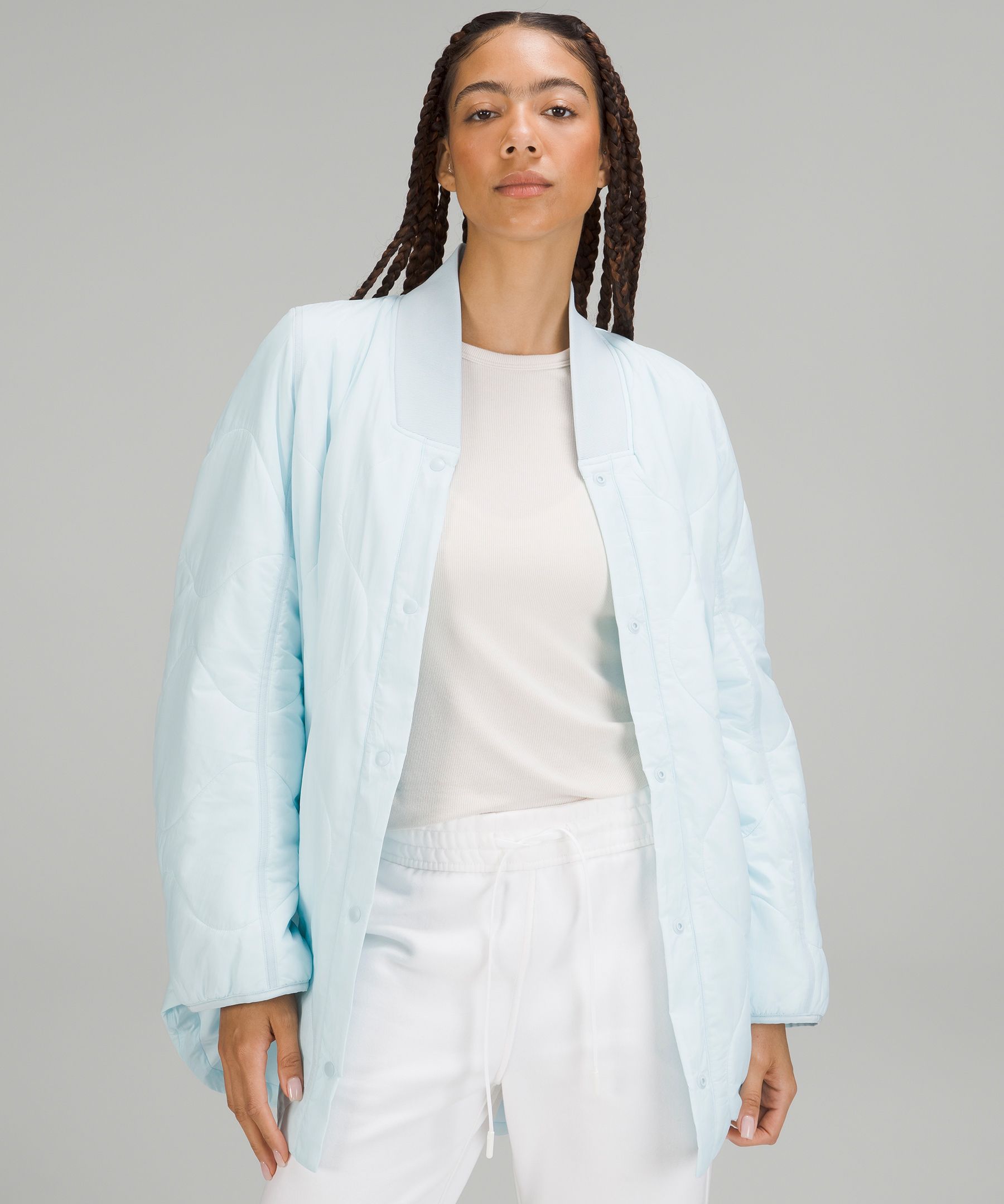 light quilted blouson