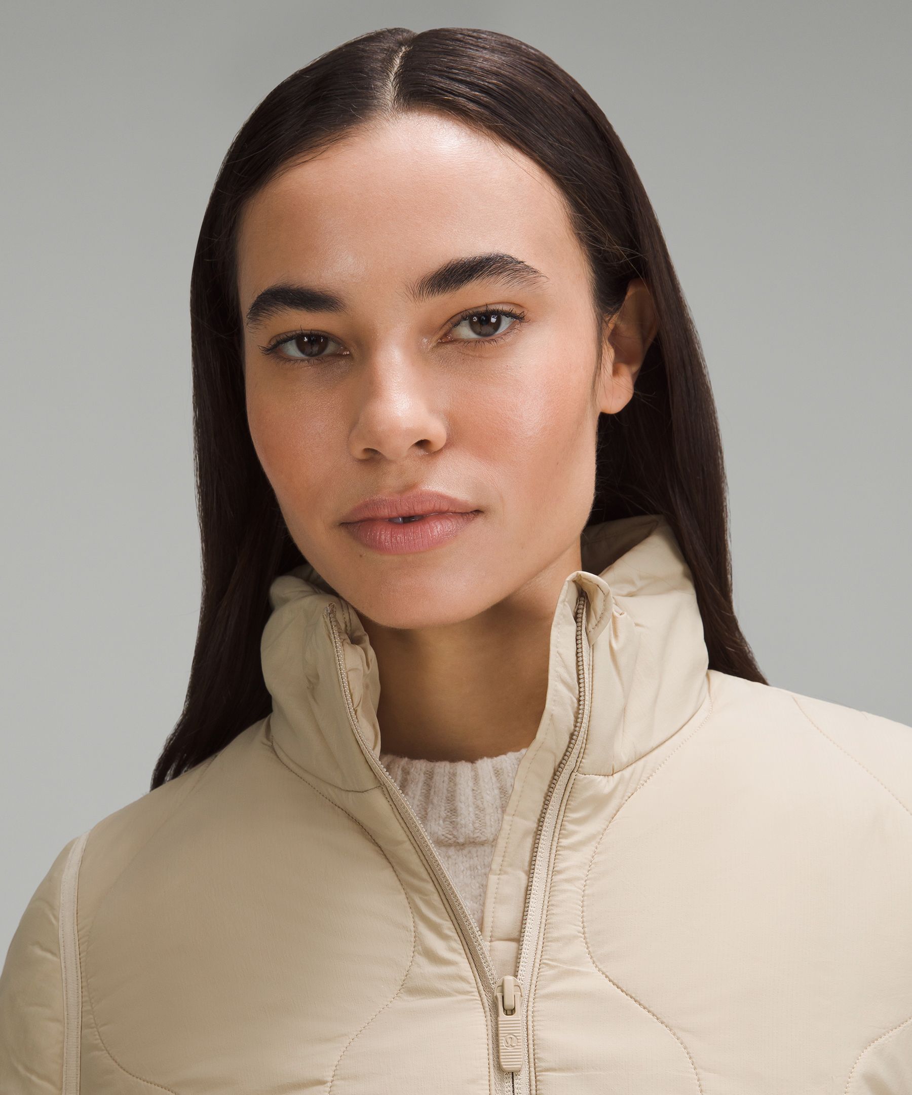 Quilted Light Insulation Cropped Jacket