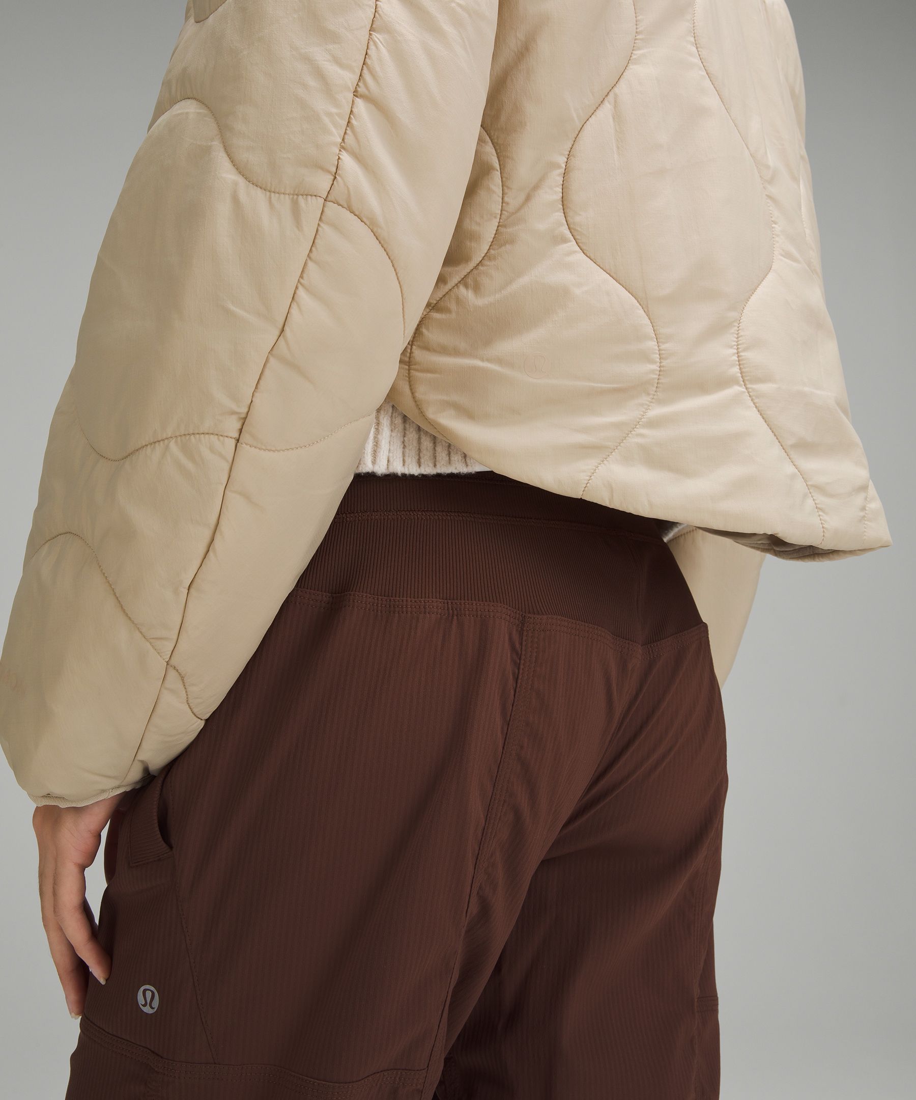 Quilted Light Insulation Cropped Jacket