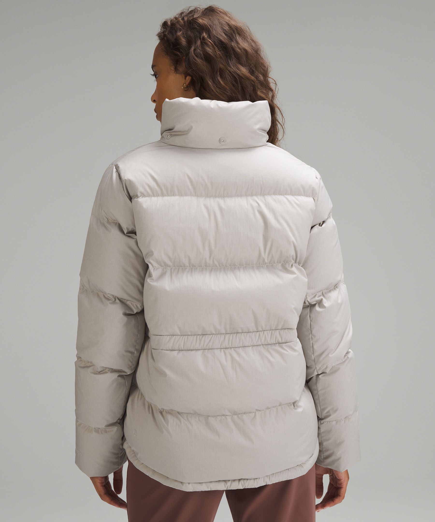 LULULEMON Wunder Puff cropped hooded quilted recycled-Glyde™ down