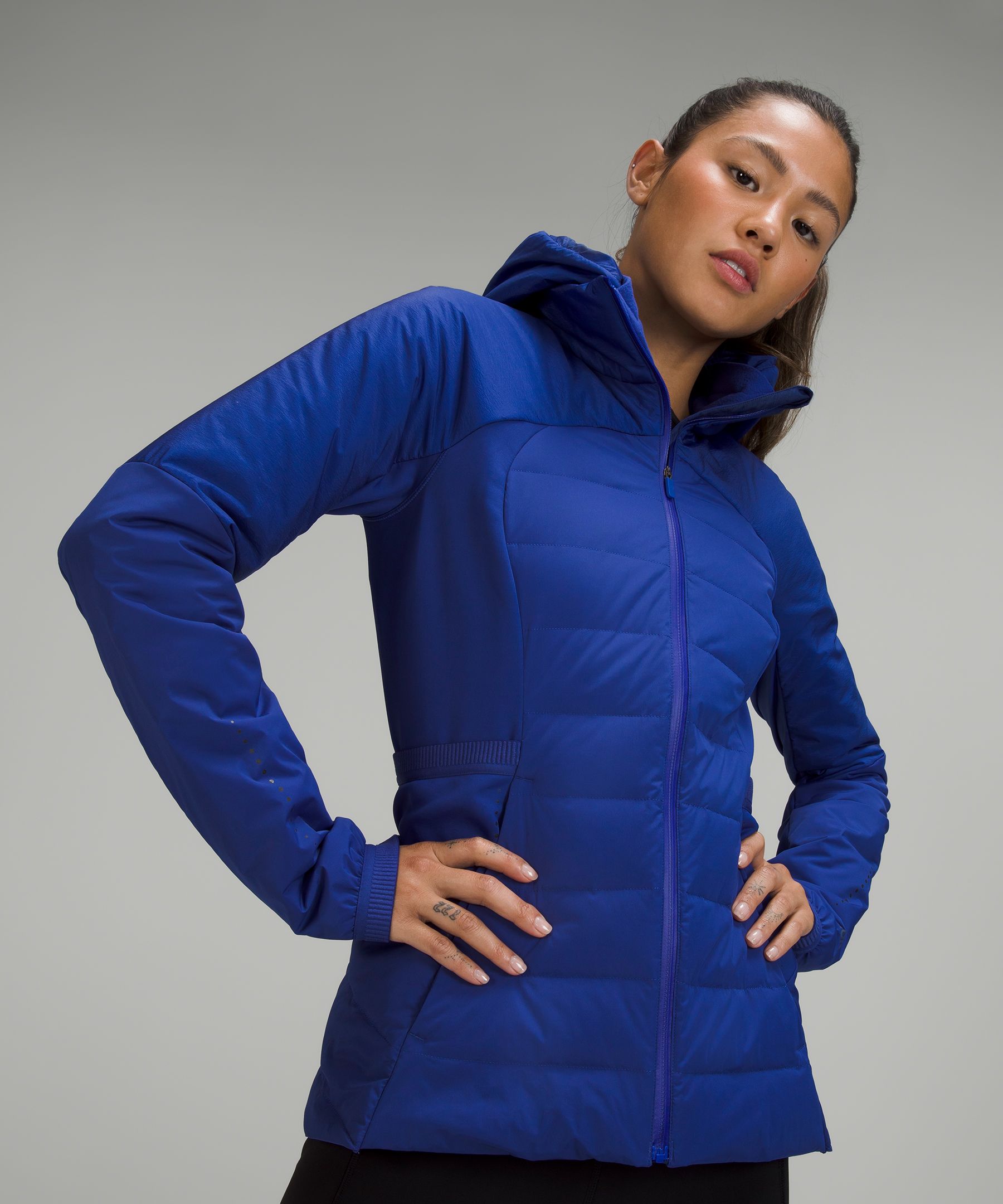 新品】lululemon down for it all jacket 桜色 - ダウンジャケット