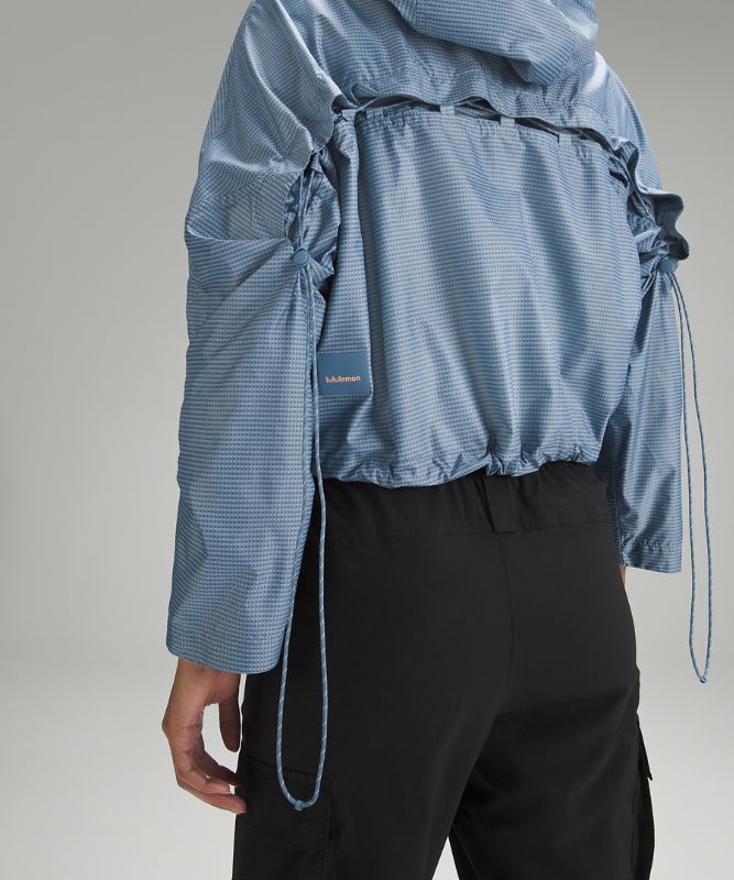 Cinch-Back Half-Zip Hiking Pullover
