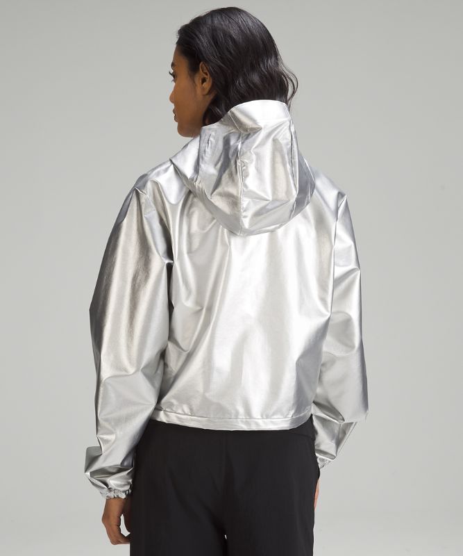 lululemon lab Women's Hooded Metallic Jacket