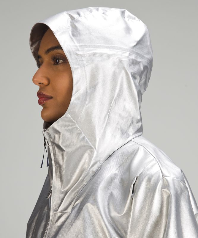 lululemon lab Women's Hooded Metallic Jacket