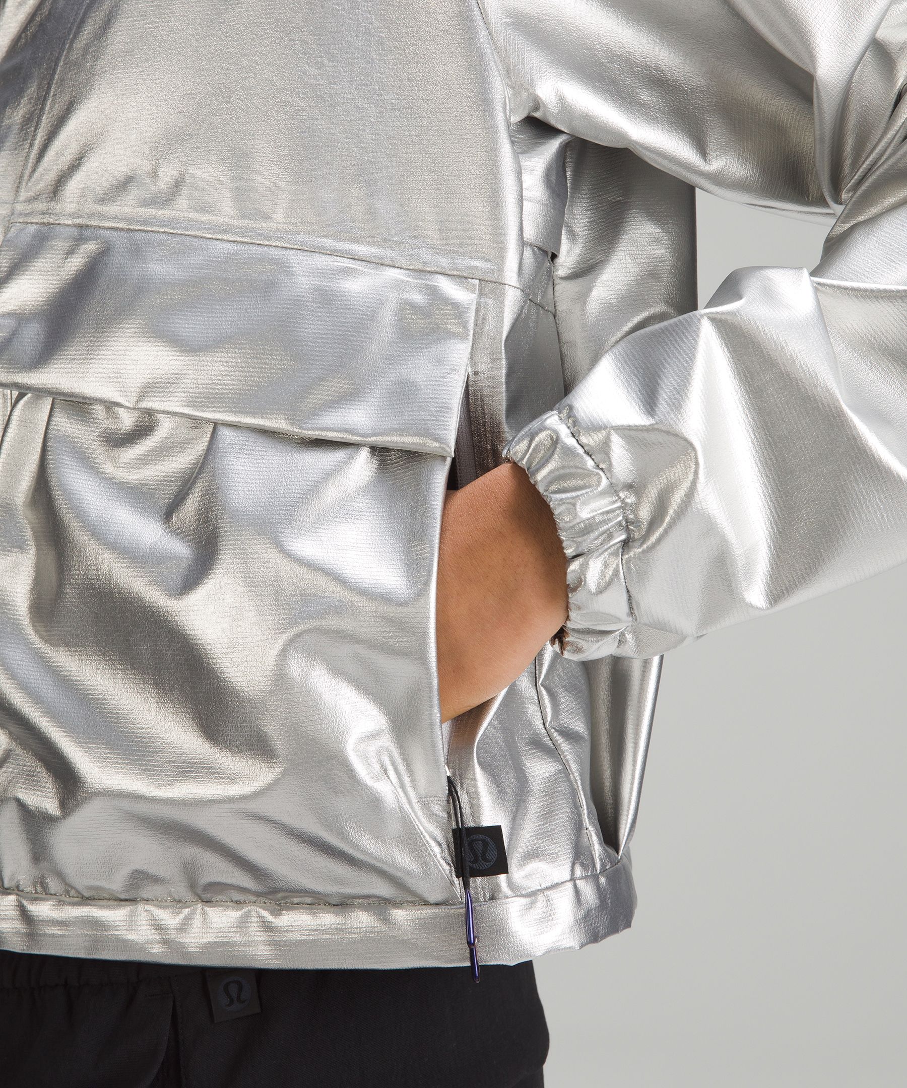 lululemon lab Hooded Metallic Jacket, Men's Coats & Jackets