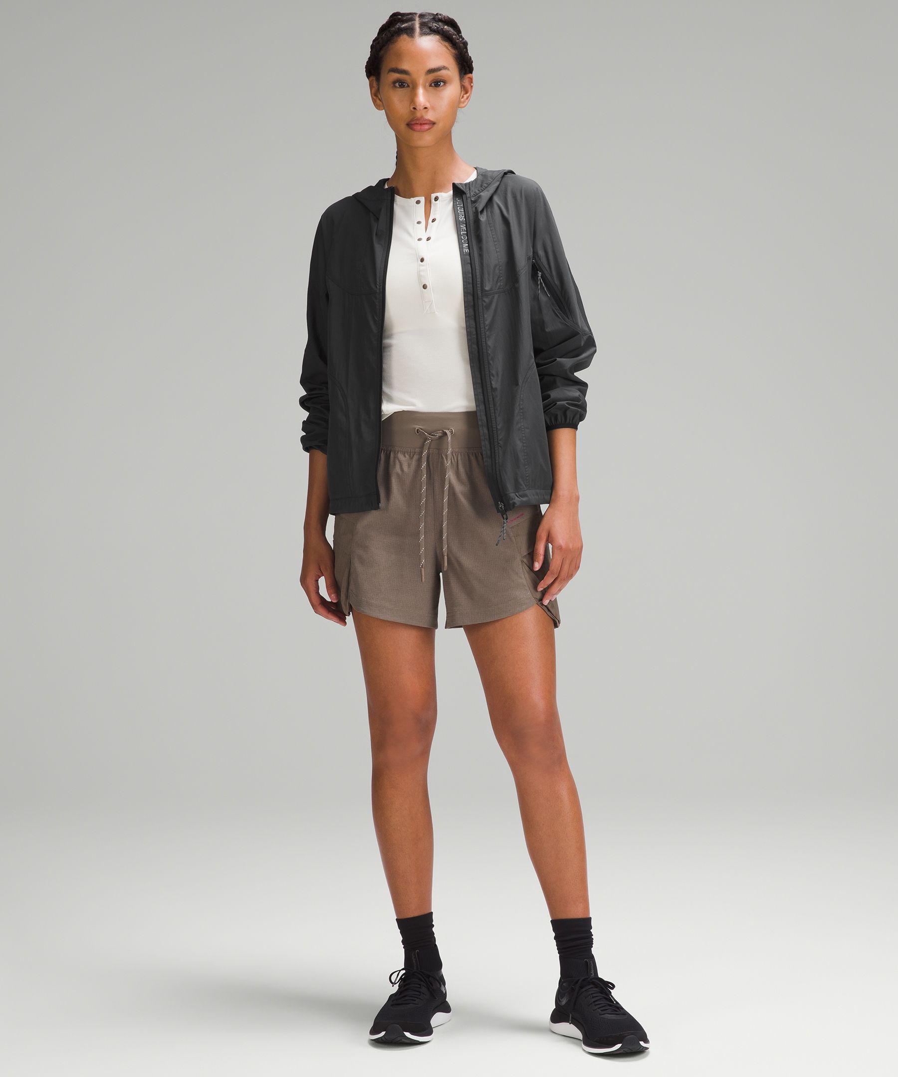 Freq G Hooded Crop Jacket - Leather