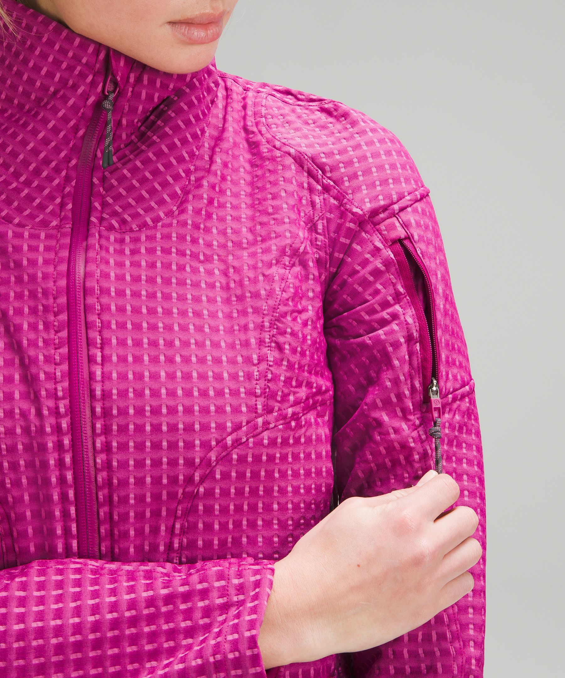 WaterRepellent Grid Fleece Hiking Jacket Lululemon HK