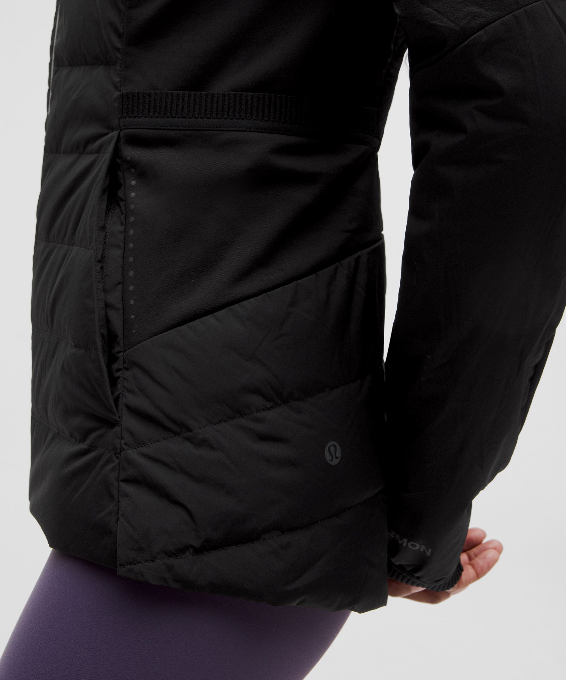 Lululemon Down For It All Jacket - Dark Chrome - lulu fanatics