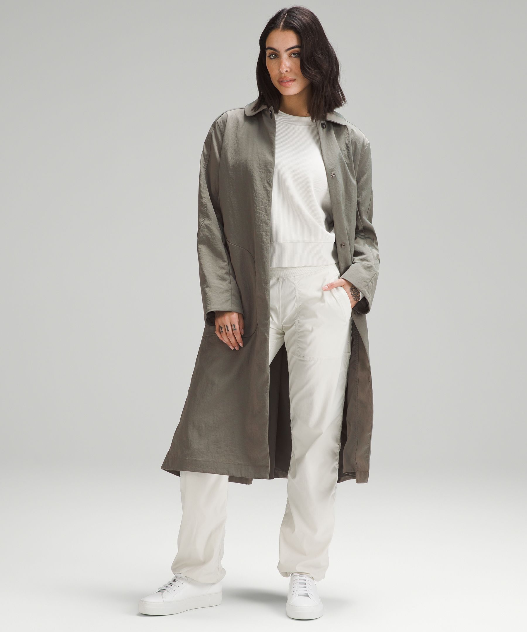 Lululemon Lightweight Collared A-Line Coat