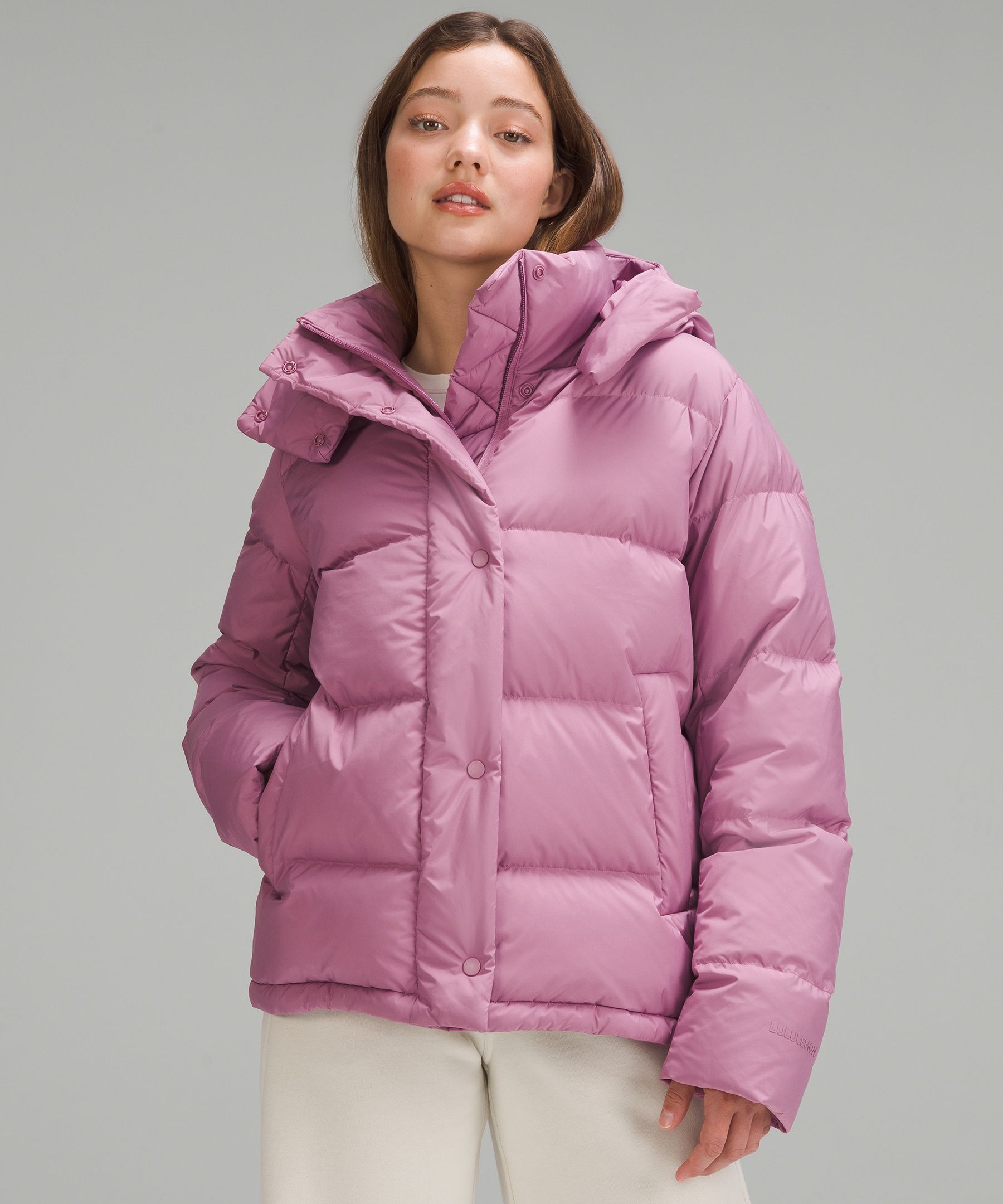 lululemon athletica Wunder Puff Jacket in Purple