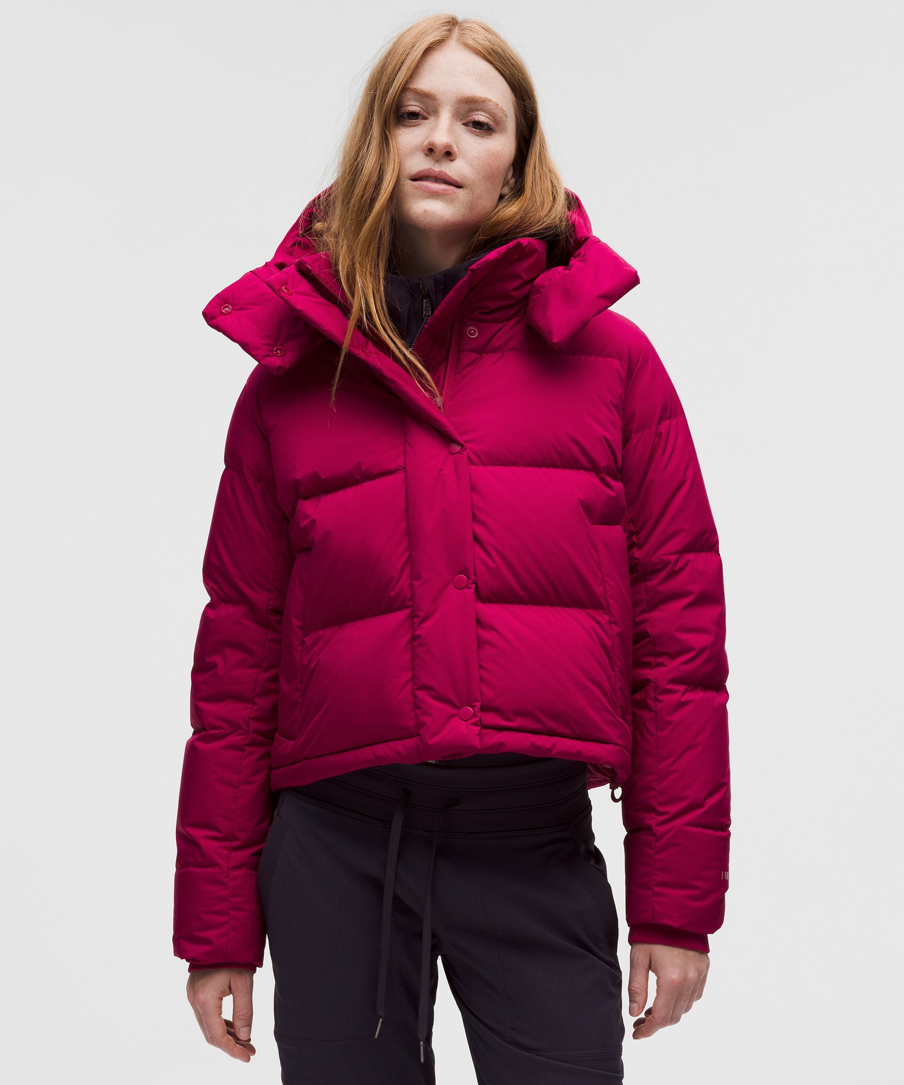 Wunder Puff 600-Down-Fill Cropped Jacket - Blue