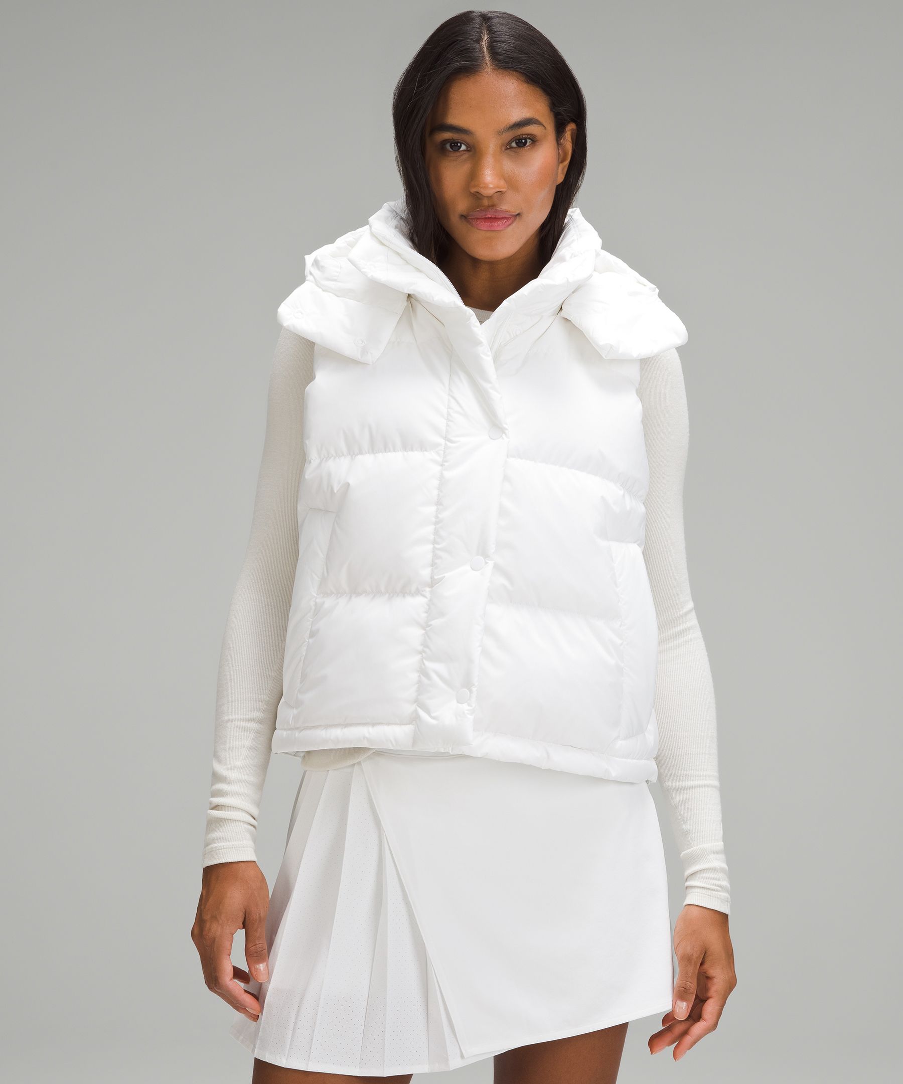 Wunder Puff Cropped Vest, Women's Coats & Jackets